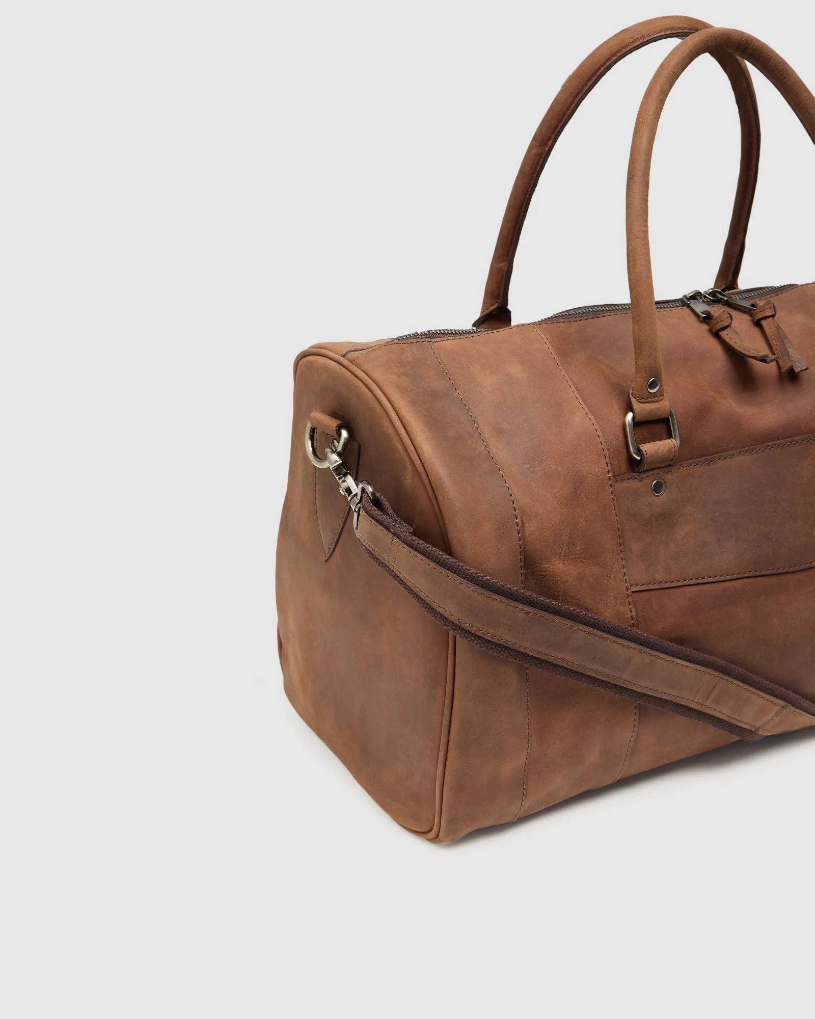 Barton Leather Overnighter sold by Oxford Shop product image thumbnail 3