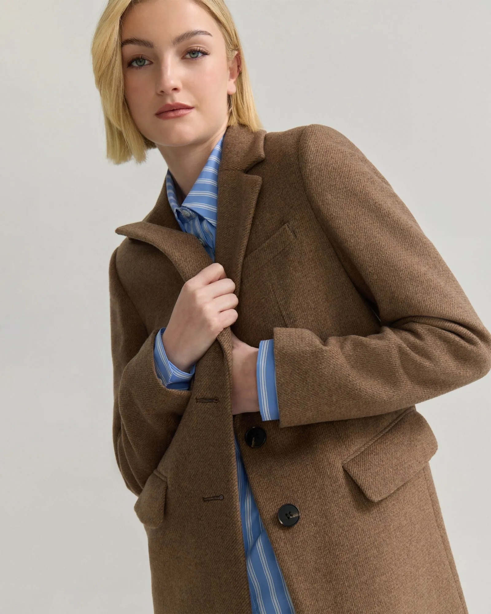 Ruby Wool Coat sold by Oxford Shop product image thumbnail 4
