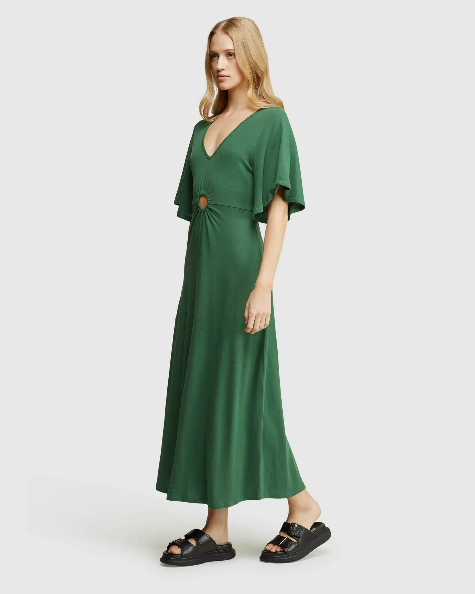Florence Keyhole Knit Maxi Dress sold by Oxford Shop product image thumbnail 2