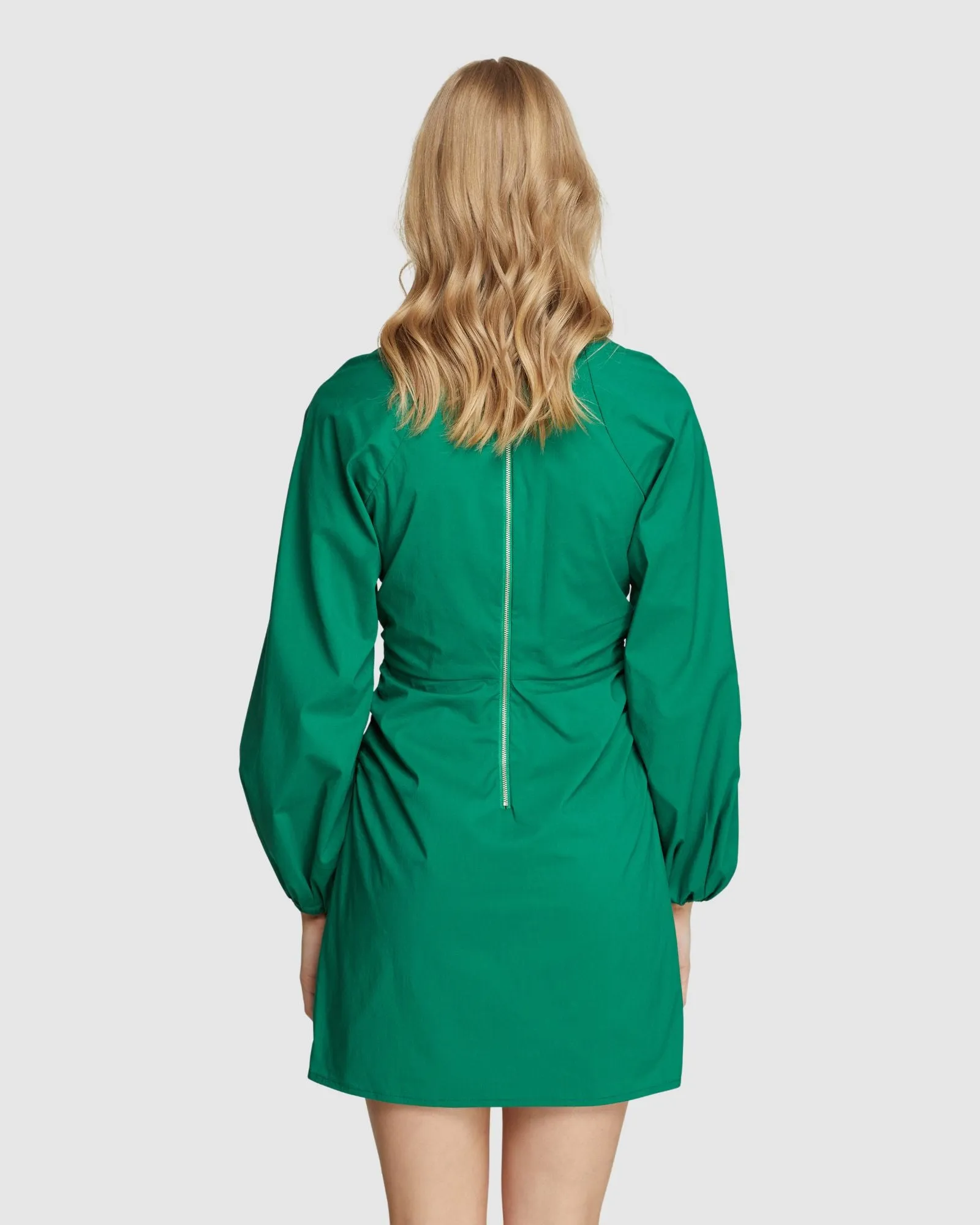 Magenta Stretch Cotton Dress sold by Oxford Shop product image thumbnail 3