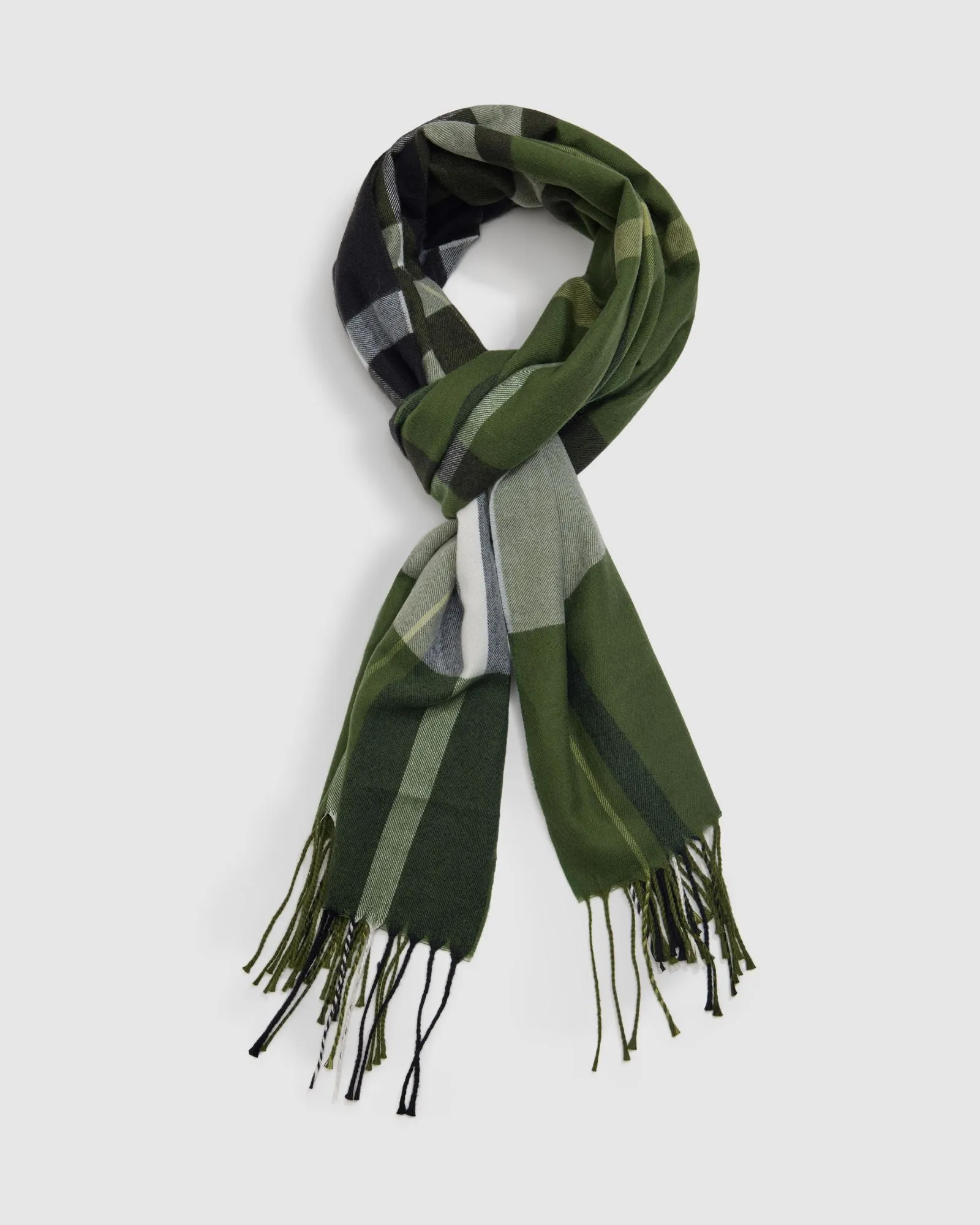 Sheer Check Scarf オリーブ　TODAYFUL TODAYFUL(トゥデイフル) / Life's online store（ライフズ