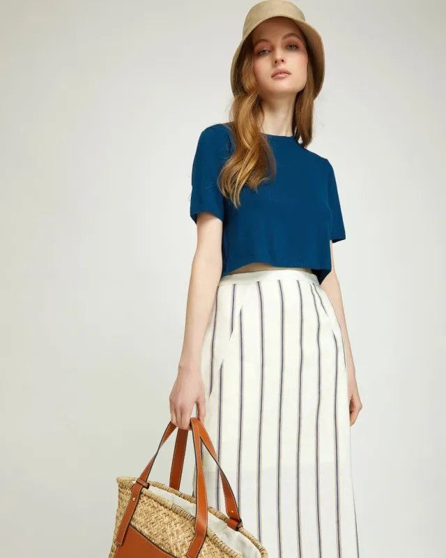 Olivia Crop Knit sold by Oxford Shop