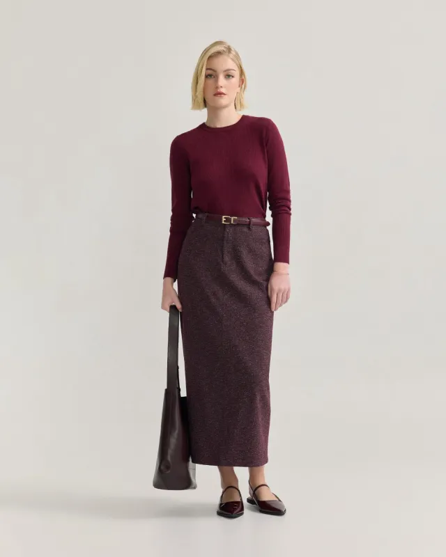 Harper Column Skirt sold by Oxford Shop