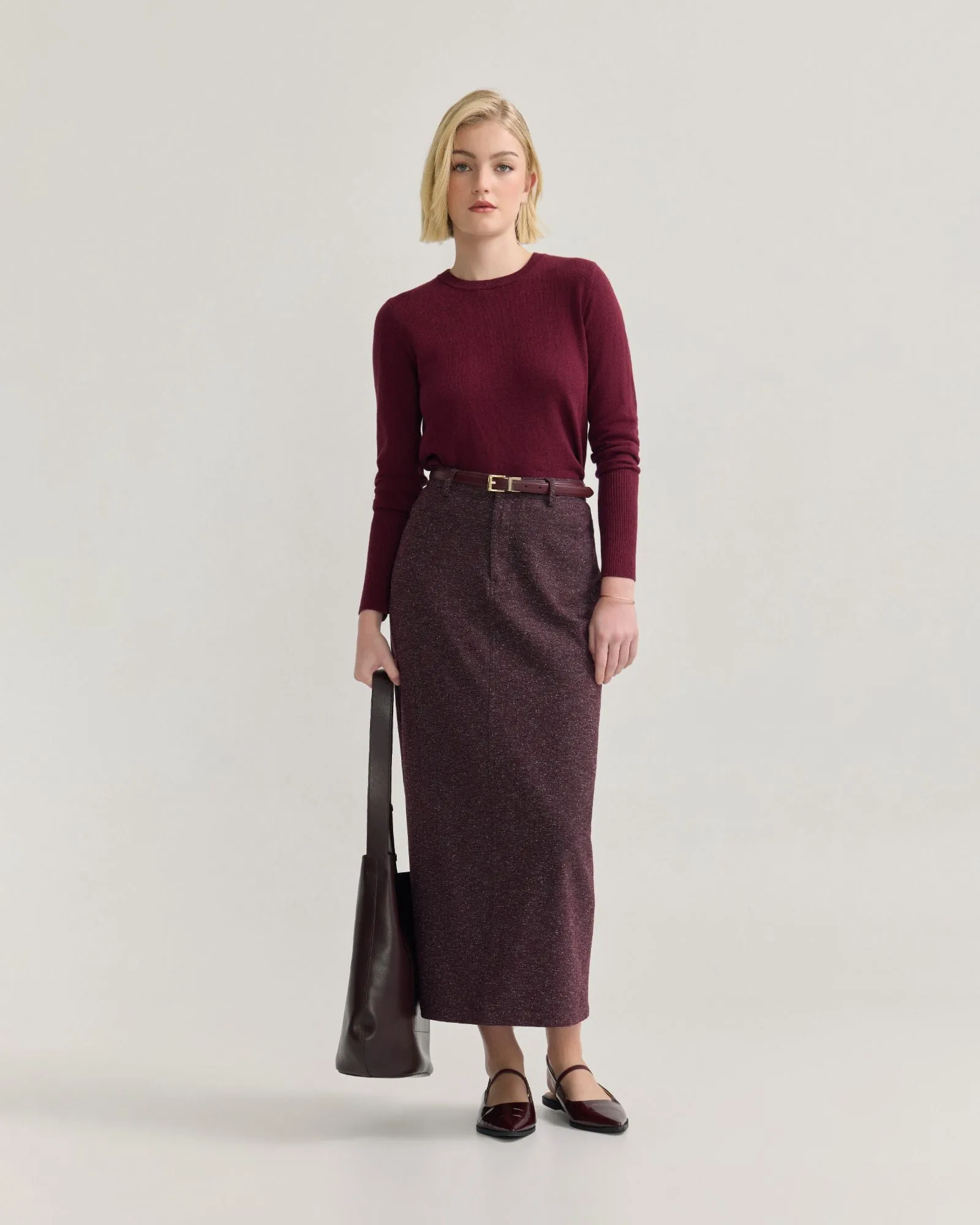 Harper Column Skirt sold by Oxford Shop