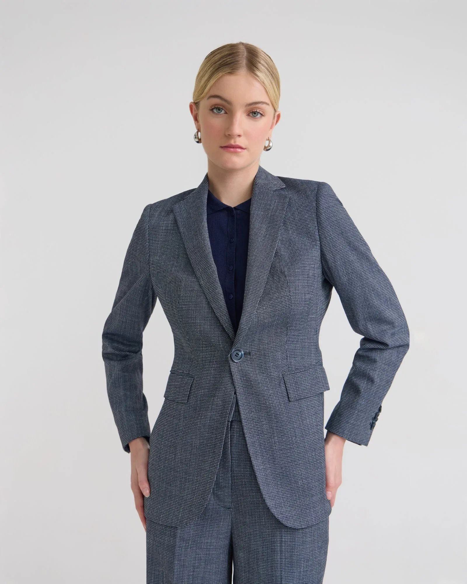 Ebony Eco Suit Jacket sold by Oxford Shop product image thumbnail 5