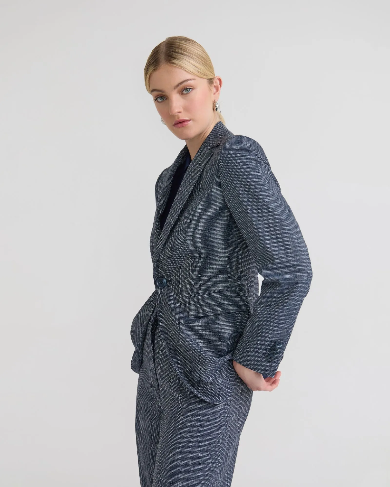 Ebony Eco Suit Jacket sold by Oxford Shop product image thumbnail 2