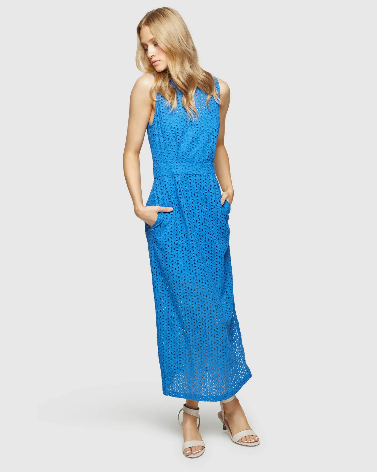 Anastasia Broderie Dress sold by Oxford Shop product image thumbnail 4