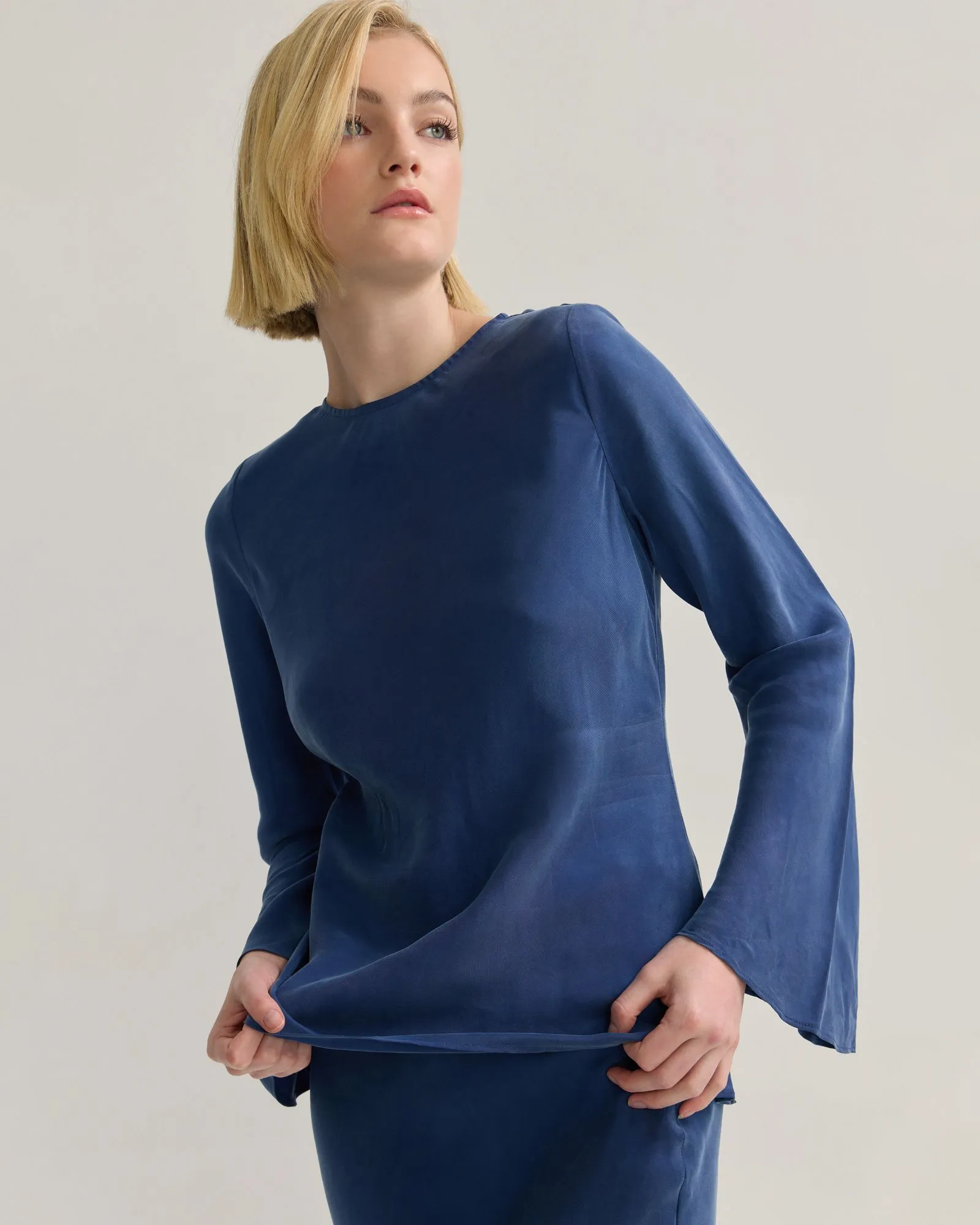 Madeline Cupro Top sold by Oxford Shop product image thumbnail 4