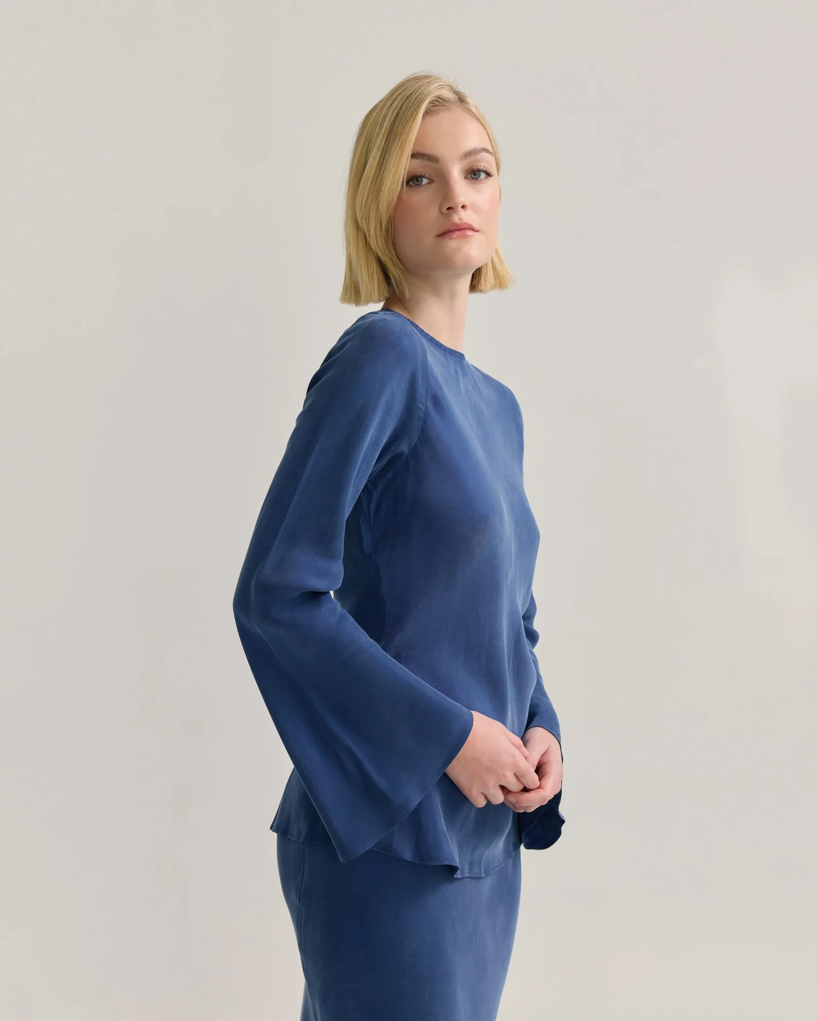 Madeline Cupro Top sold by Oxford Shop product image thumbnail 2