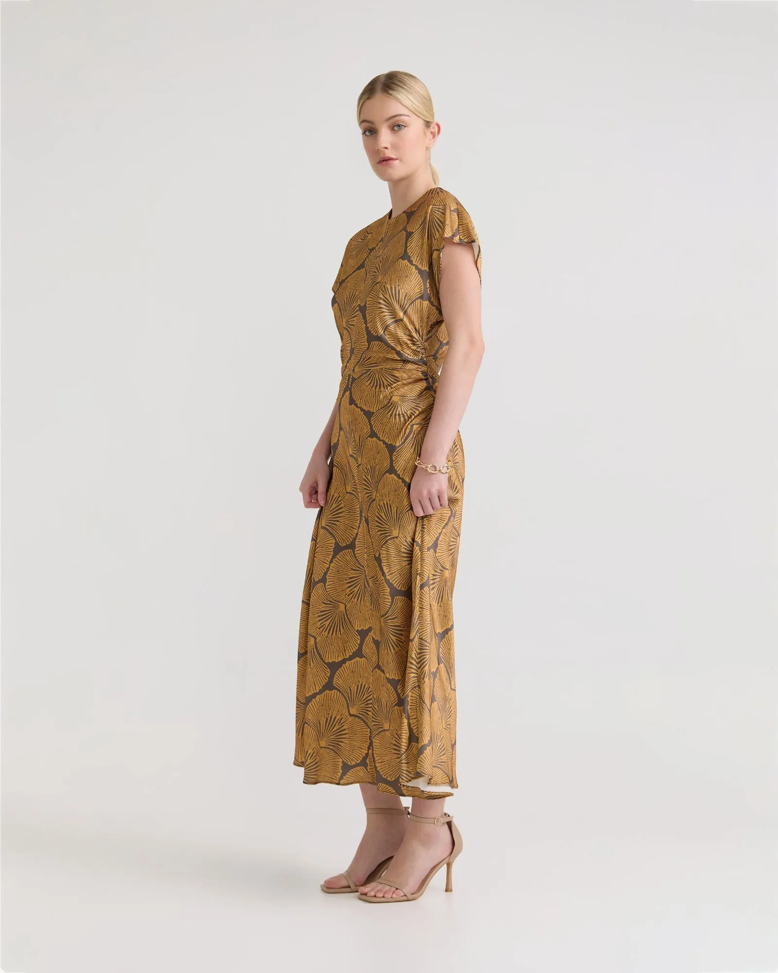 Fleur Printed Twill Dress sold by Oxford Shop product image thumbnail 2