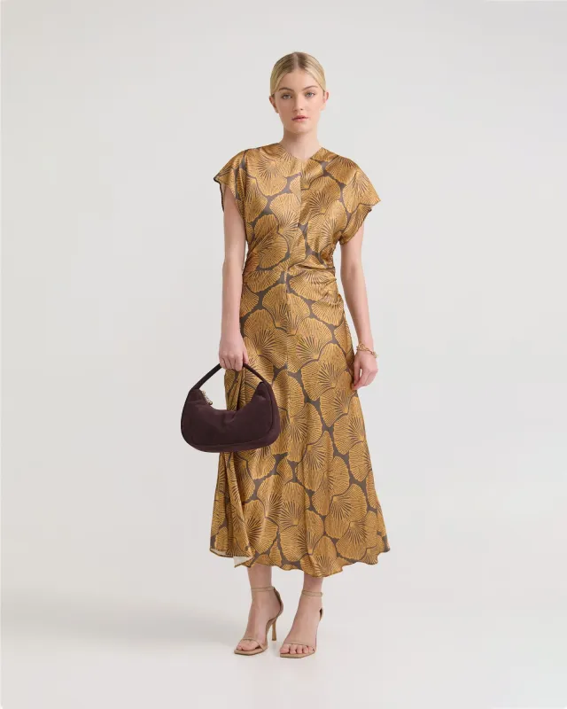 Fleur Printed Twill Dress sold by Oxford Shop