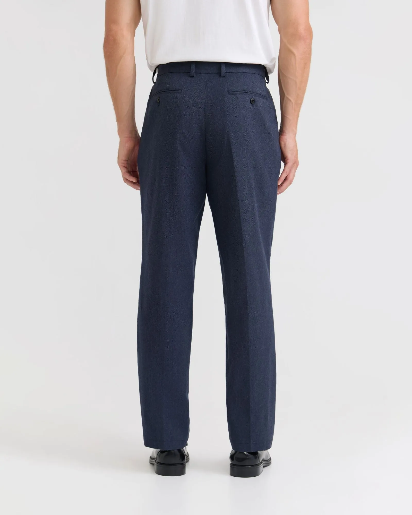 Marlo Herringbone Cotton Trousers sold by Oxford Shop product image thumbnail 3
