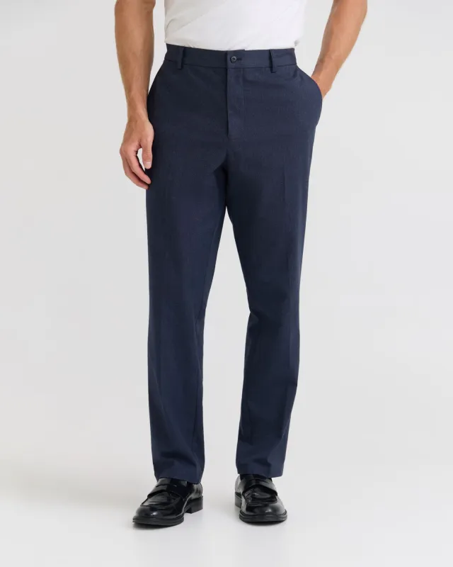 Marlo Herringbone Cotton Trousers sold by Oxford Shop