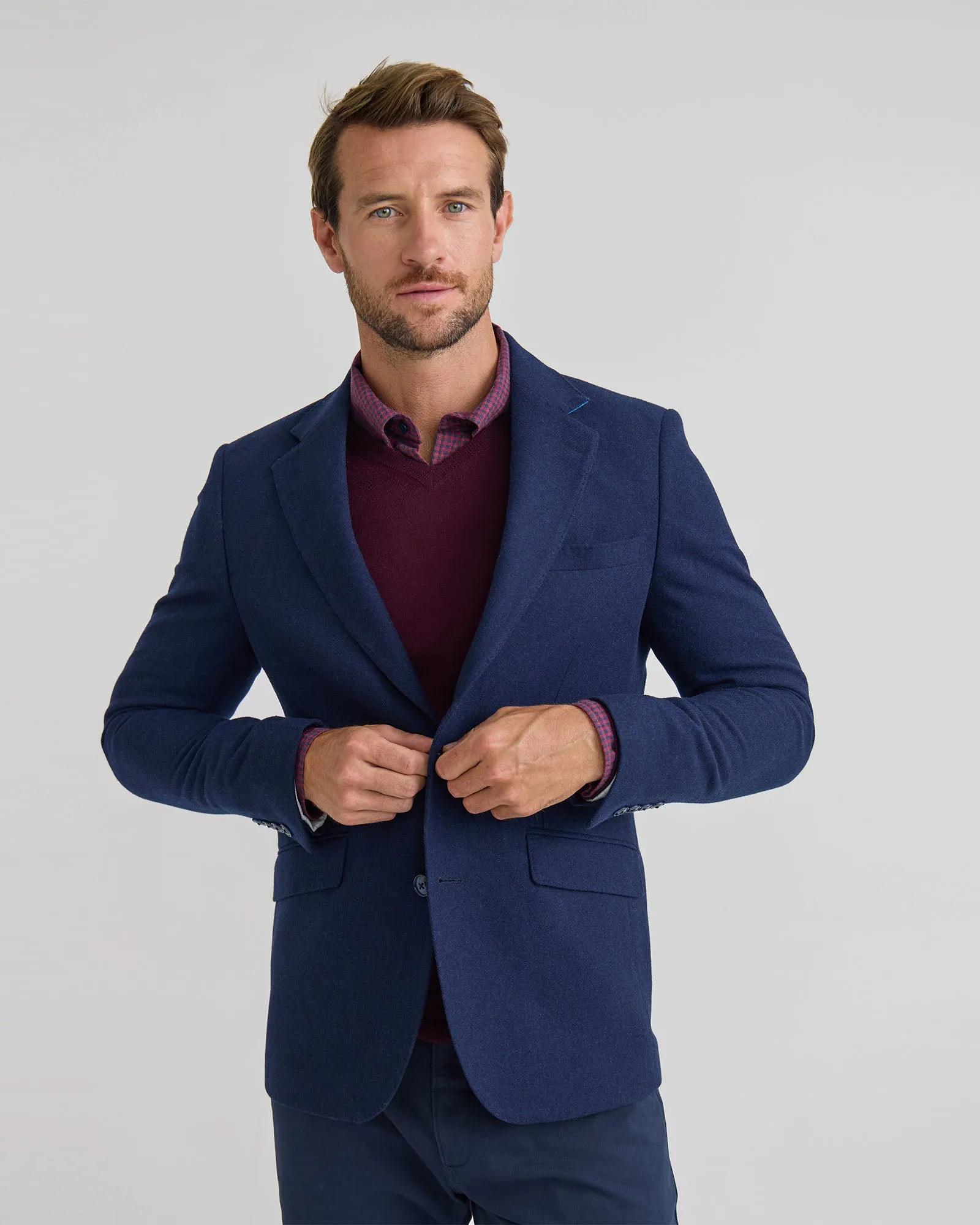 Blake Twill Wool Blazer sold by Oxford Shop