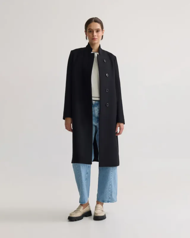 Olive Wool Coat sold by Oxford Shop