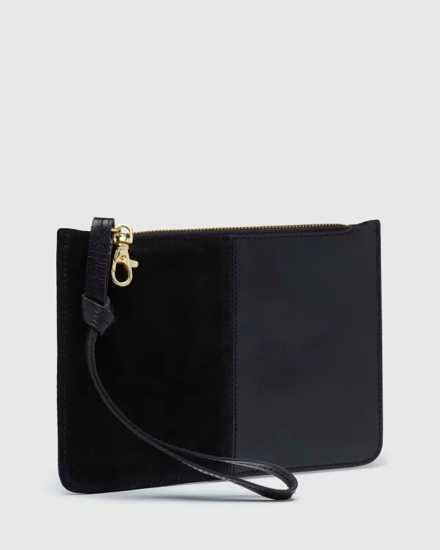 Adalynne Leather/Suede Wallet sold by Oxford Shop