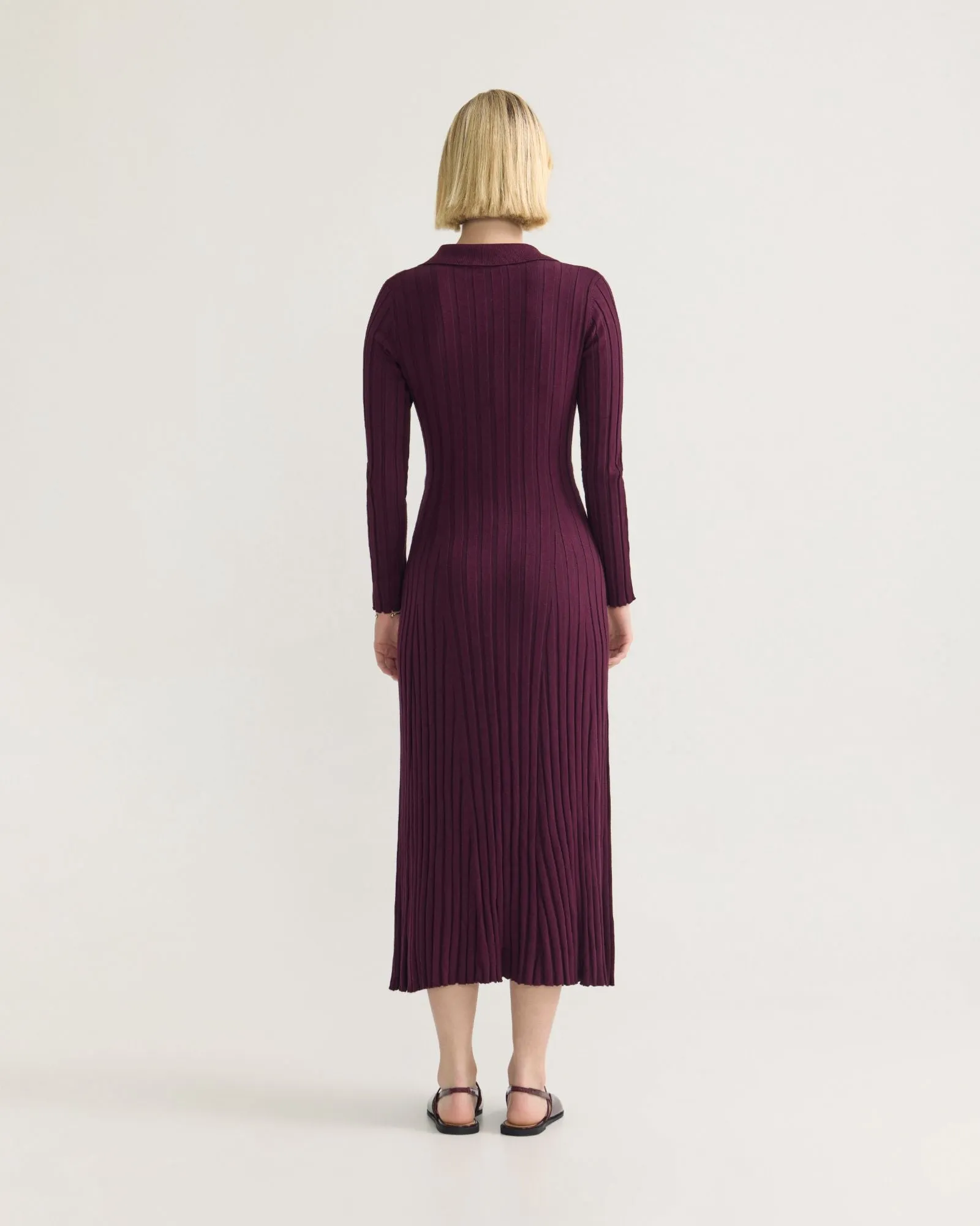 Dakota Knitted Polo Collar Dress sold by Oxford Shop product image thumbnail 3