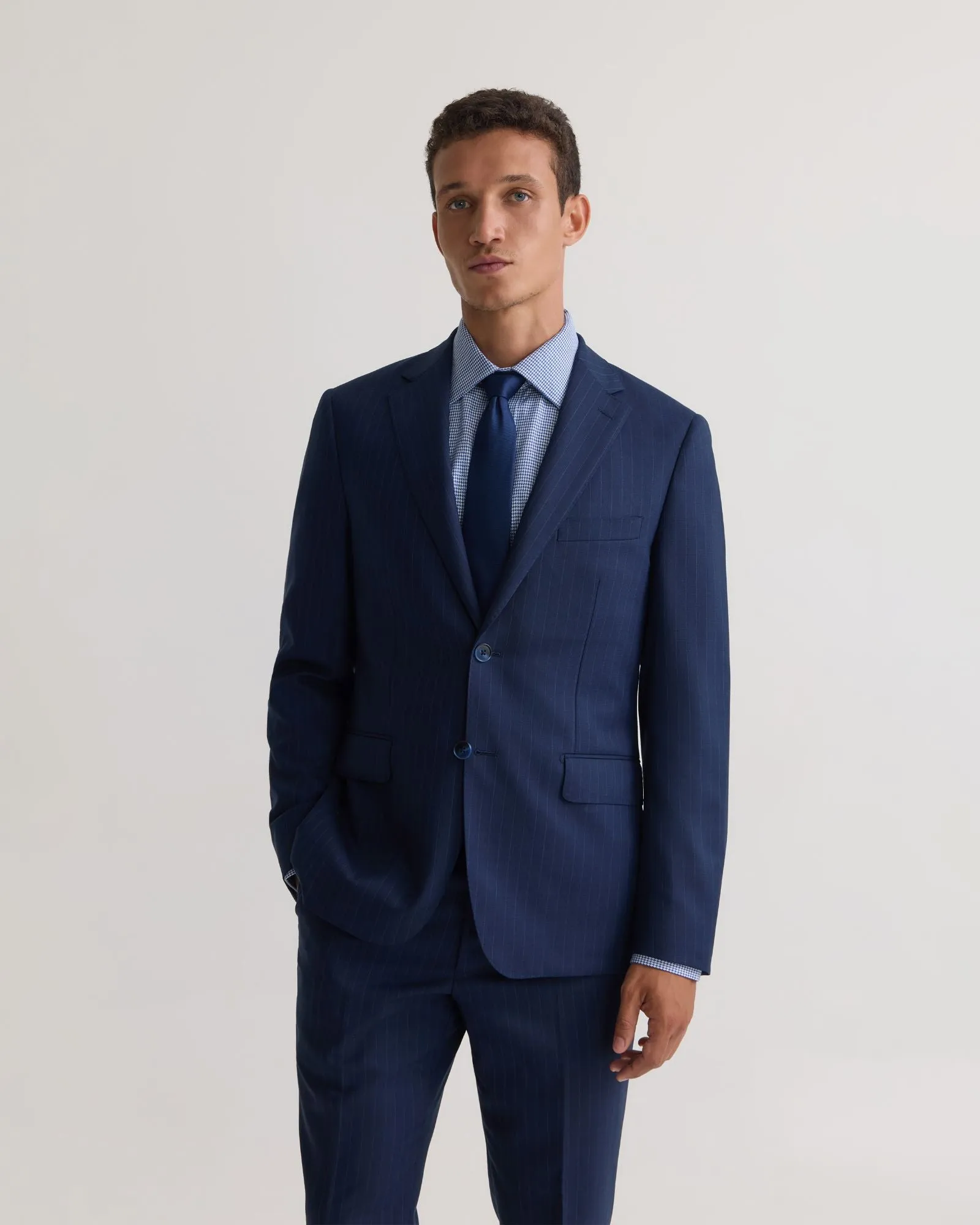 Byron Luxury Half Canvas Suit Jacket sold by Oxford Shop product image thumbnail 5