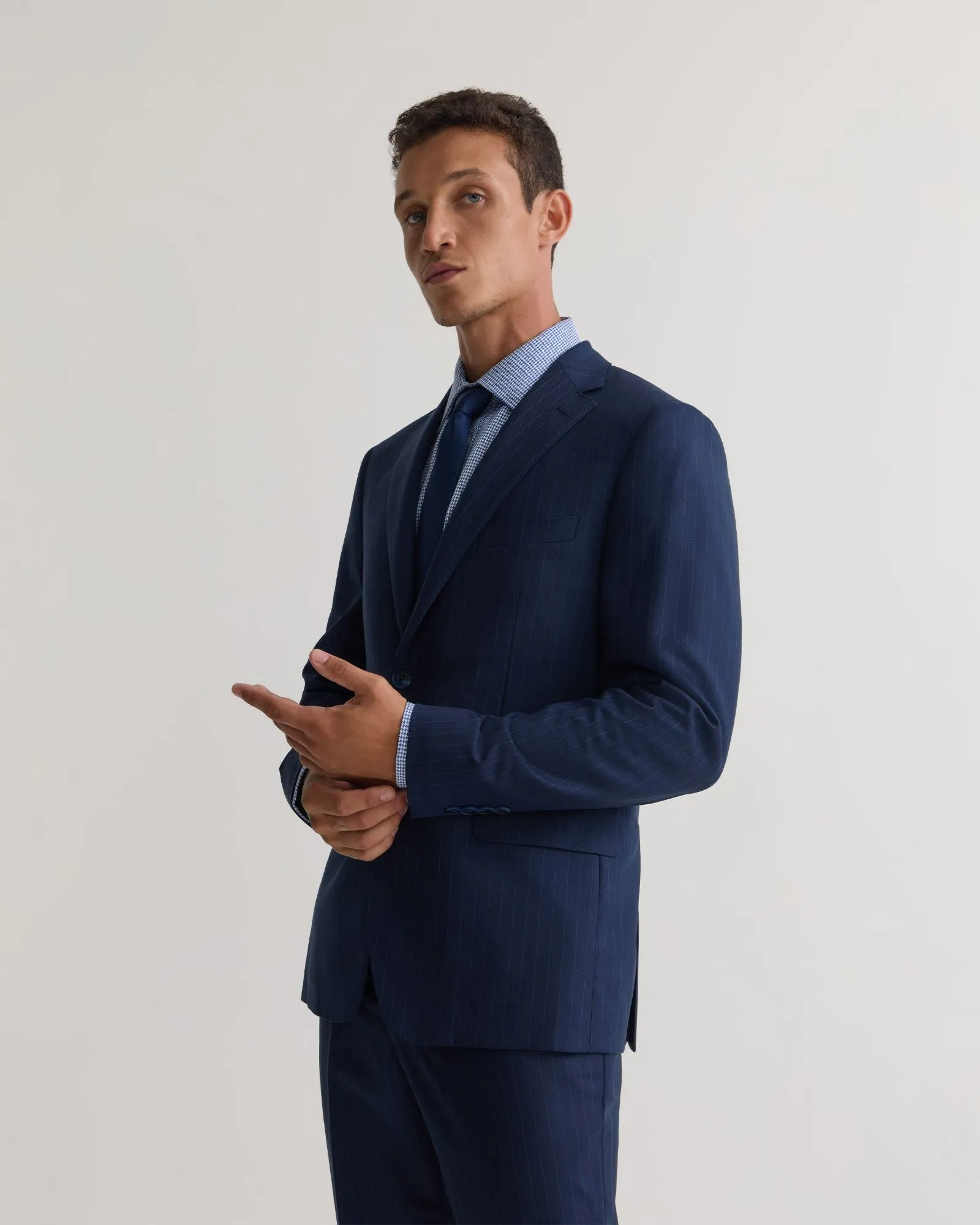 Byron Luxury Half Canvas Suit Jacket sold by Oxford Shop product image thumbnail 2