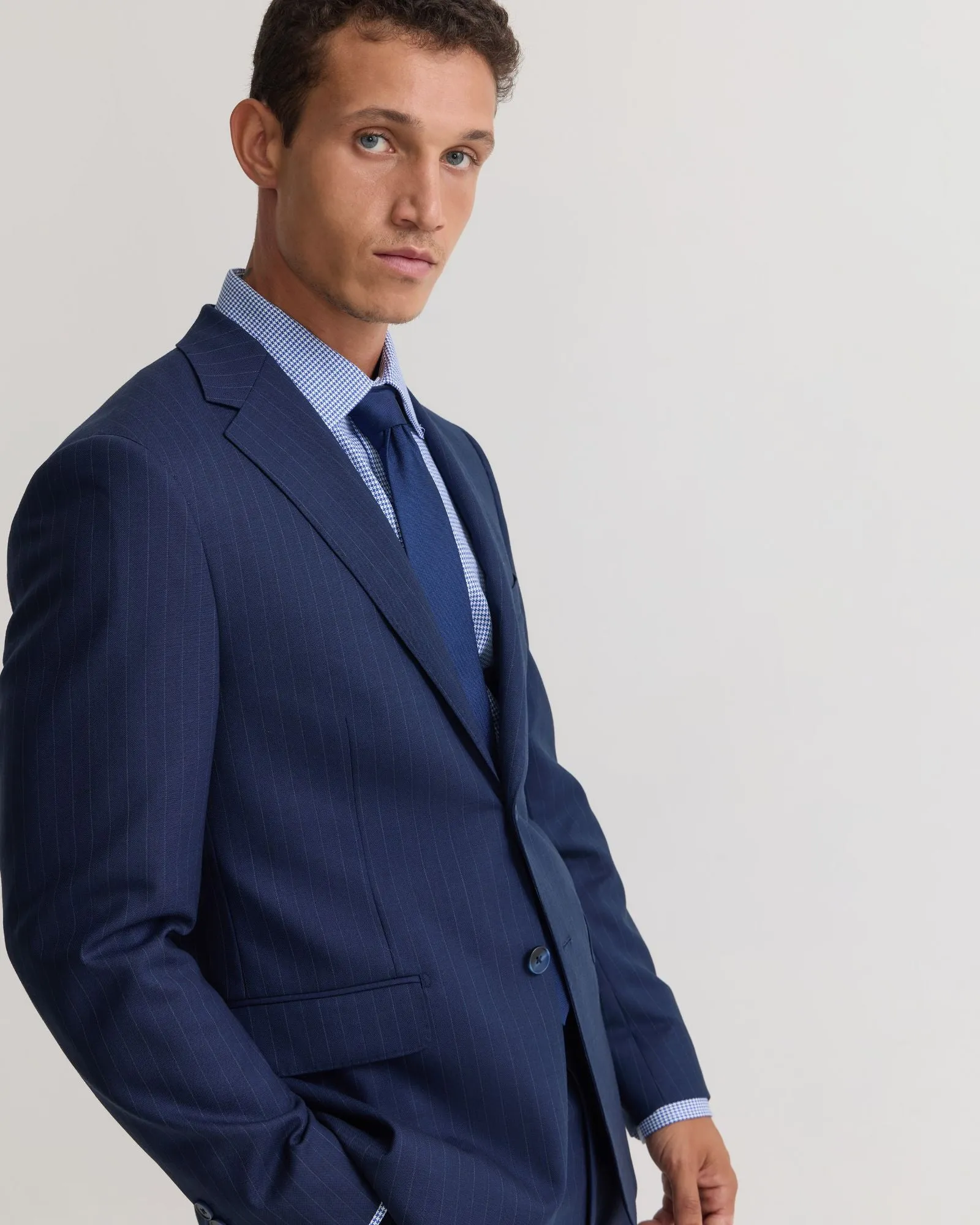 Byron Luxury Half Canvas Suit Jacket sold by Oxford Shop product image thumbnail 4