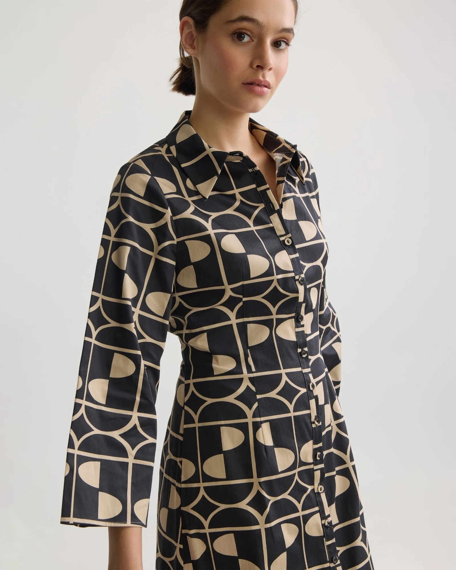 Lyra Shirt Dress sold by Oxford Shop product image thumbnail 4