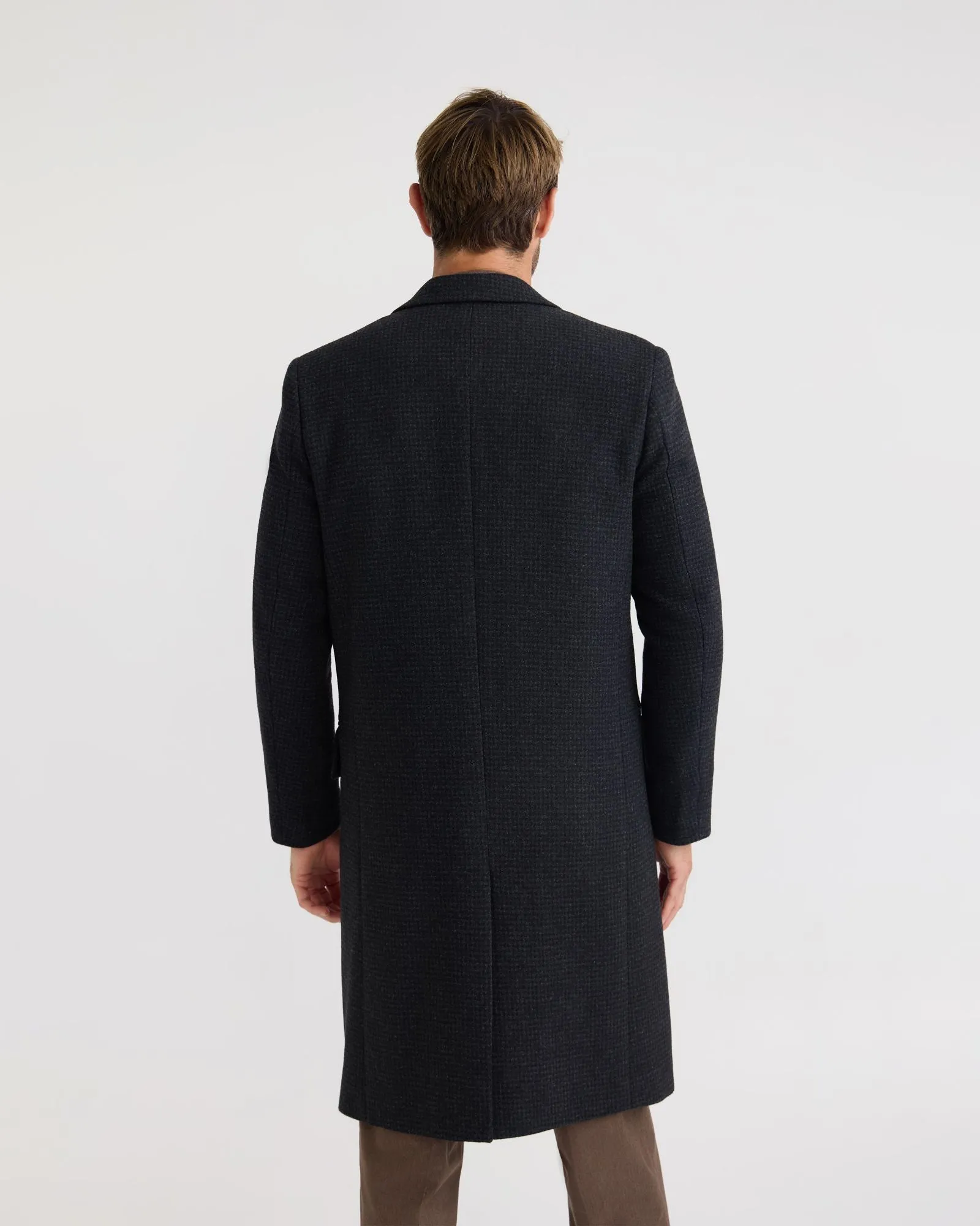 George Wool Check Coat sold by Oxford Shop product image thumbnail 3