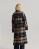 Edi Wool Checked Coat sold by Oxford Shop