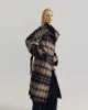 Edi Wool Checked Coat sold by Oxford Shop