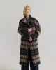 Edi Wool Checked Coat sold by Oxford Shop