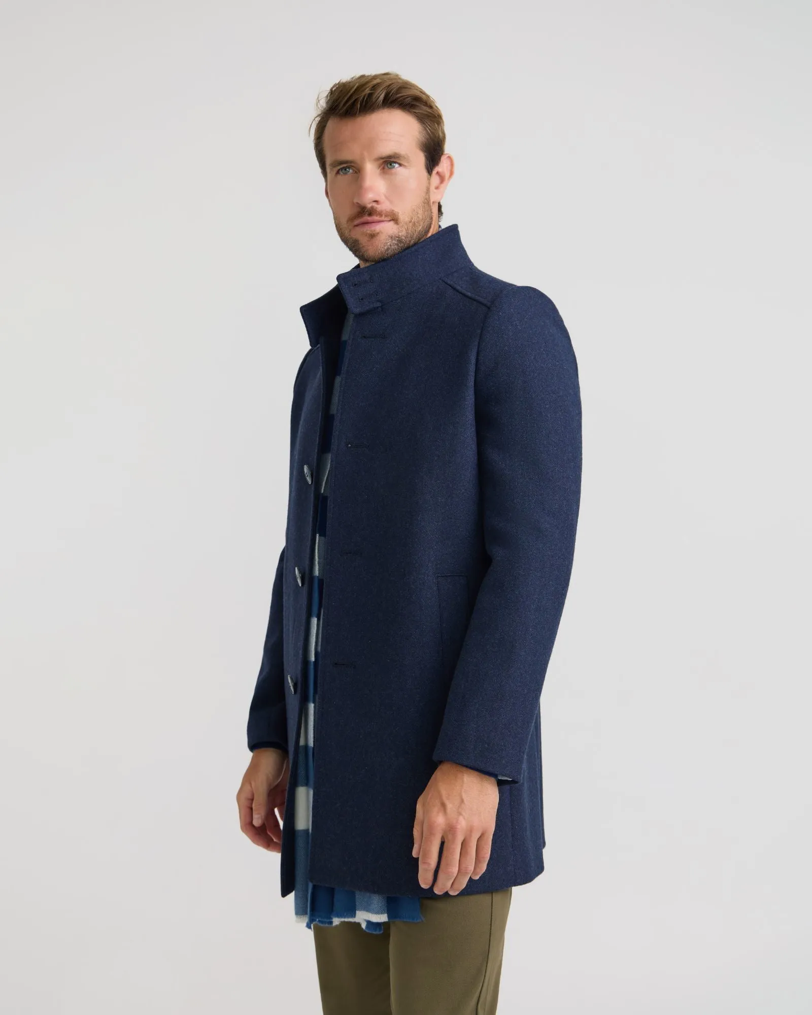 Dunbar Wool Herringbone Coat sold by Oxford Shop product image thumbnail 2