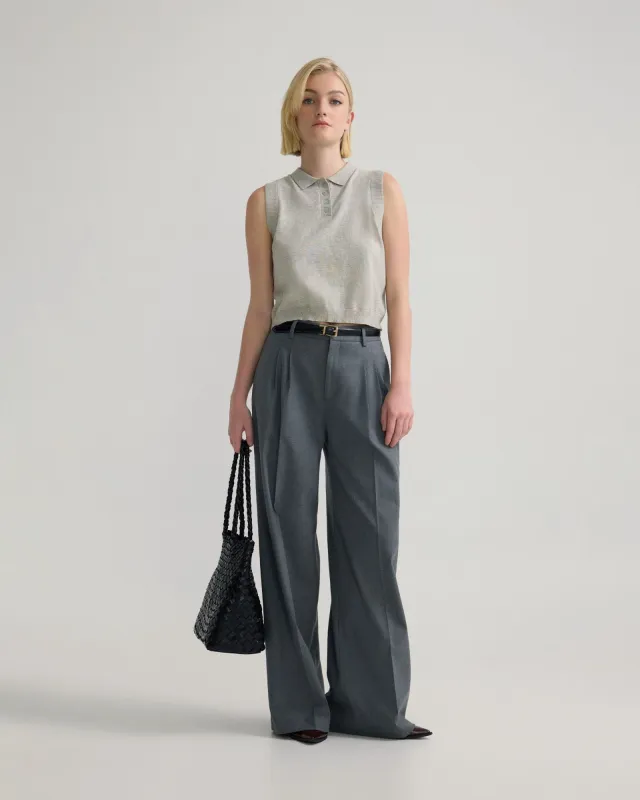 Sonia Pleated Pants sold by Oxford Shop