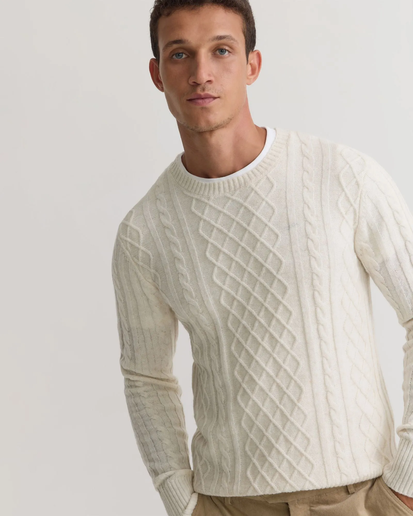 Bruno Wool Cable Knit sold by Oxford Shop product image thumbnail 4