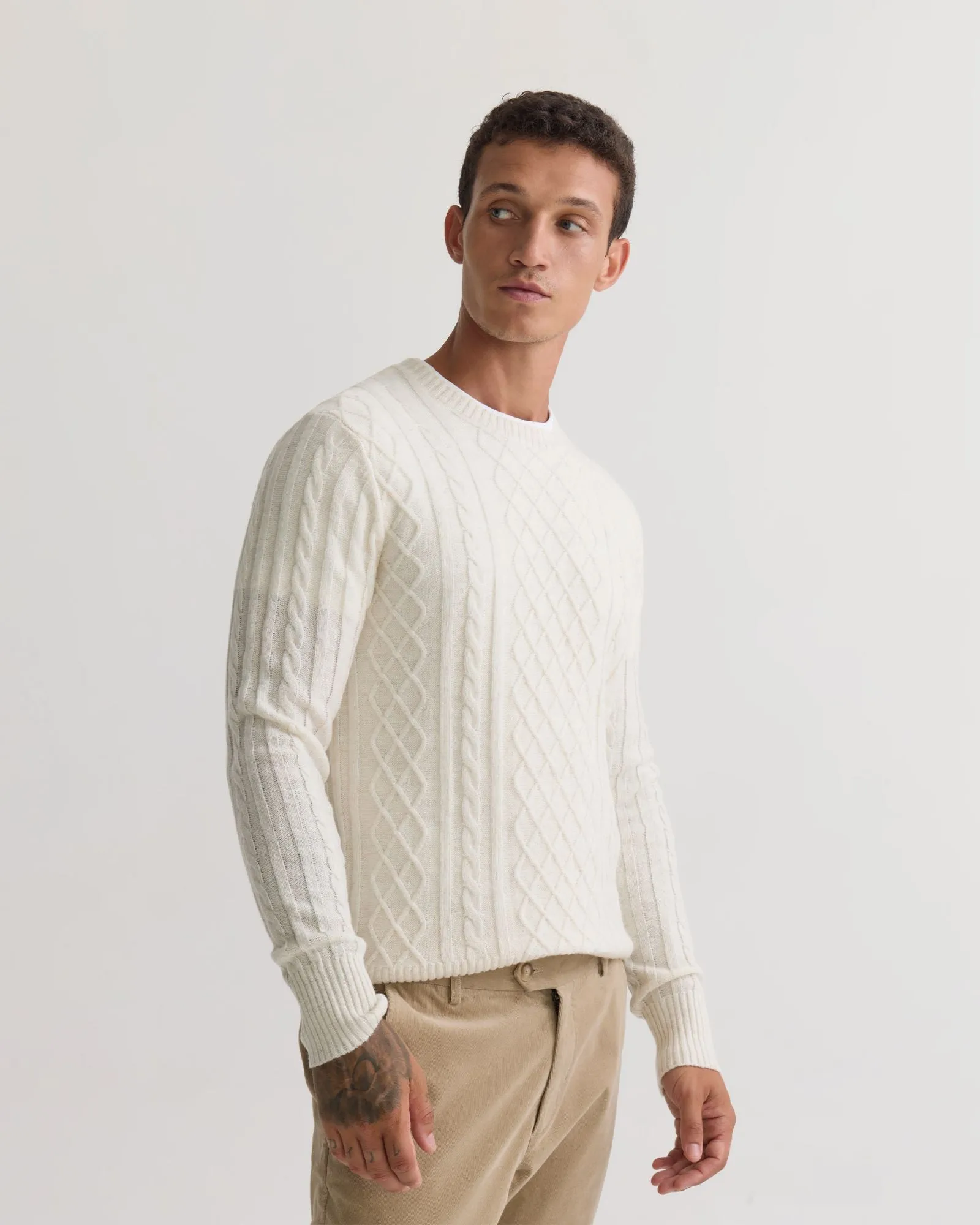 Bruno Wool Cable Knit sold by Oxford Shop product image thumbnail 2