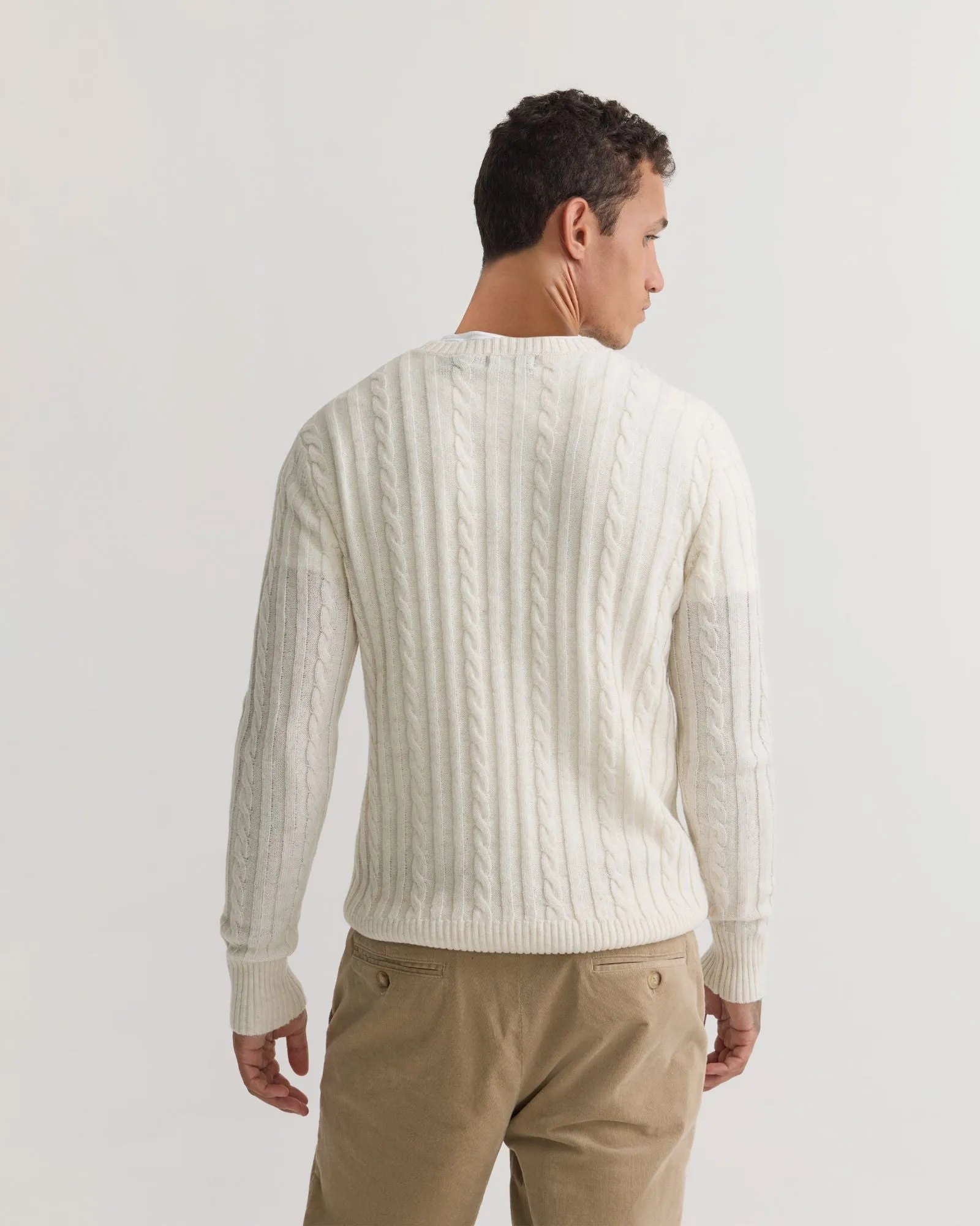 Bruno Wool Cable Knit sold by Oxford Shop product image thumbnail 3