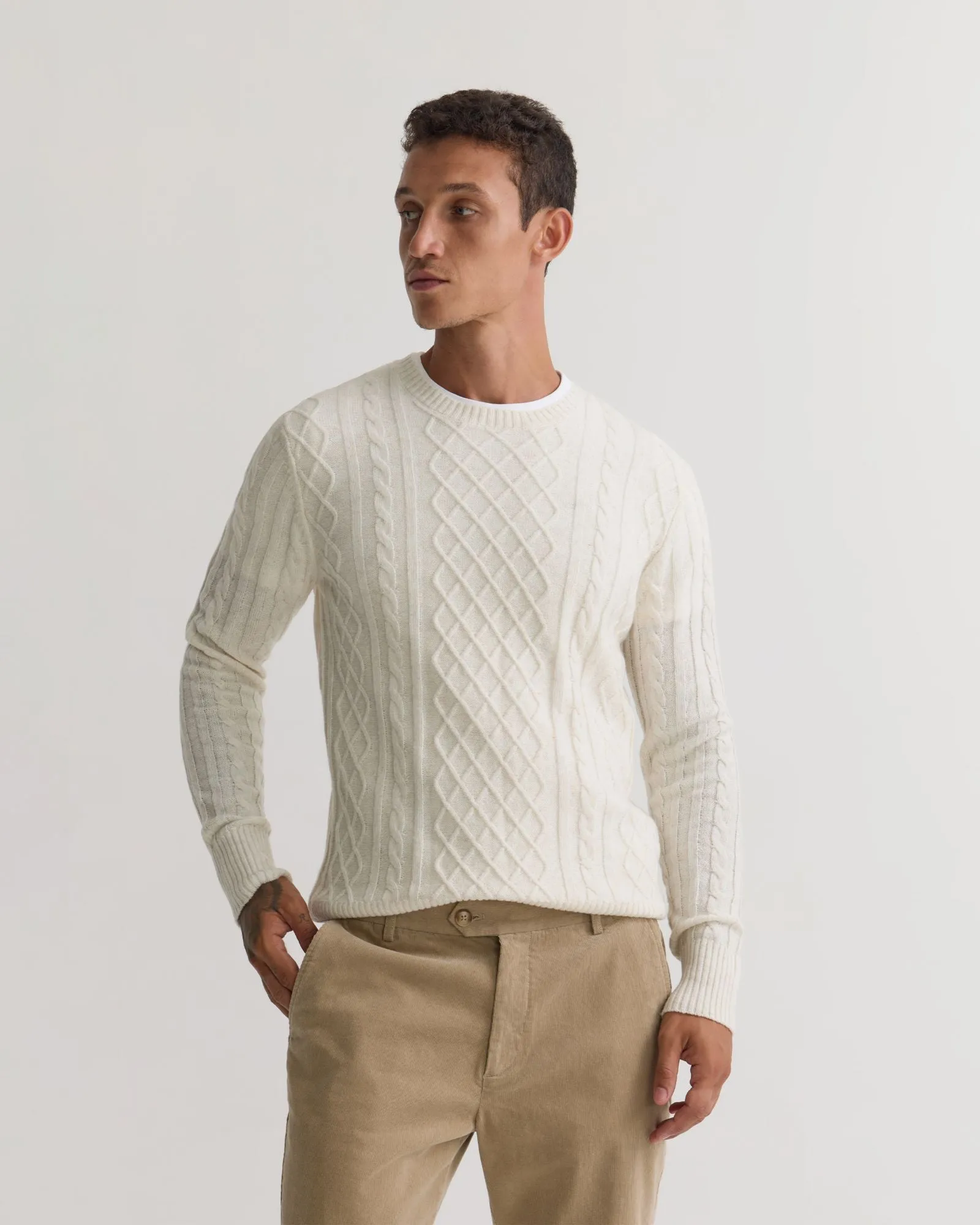 Bruno Wool Cable Knit sold by Oxford Shop product image thumbnail 5