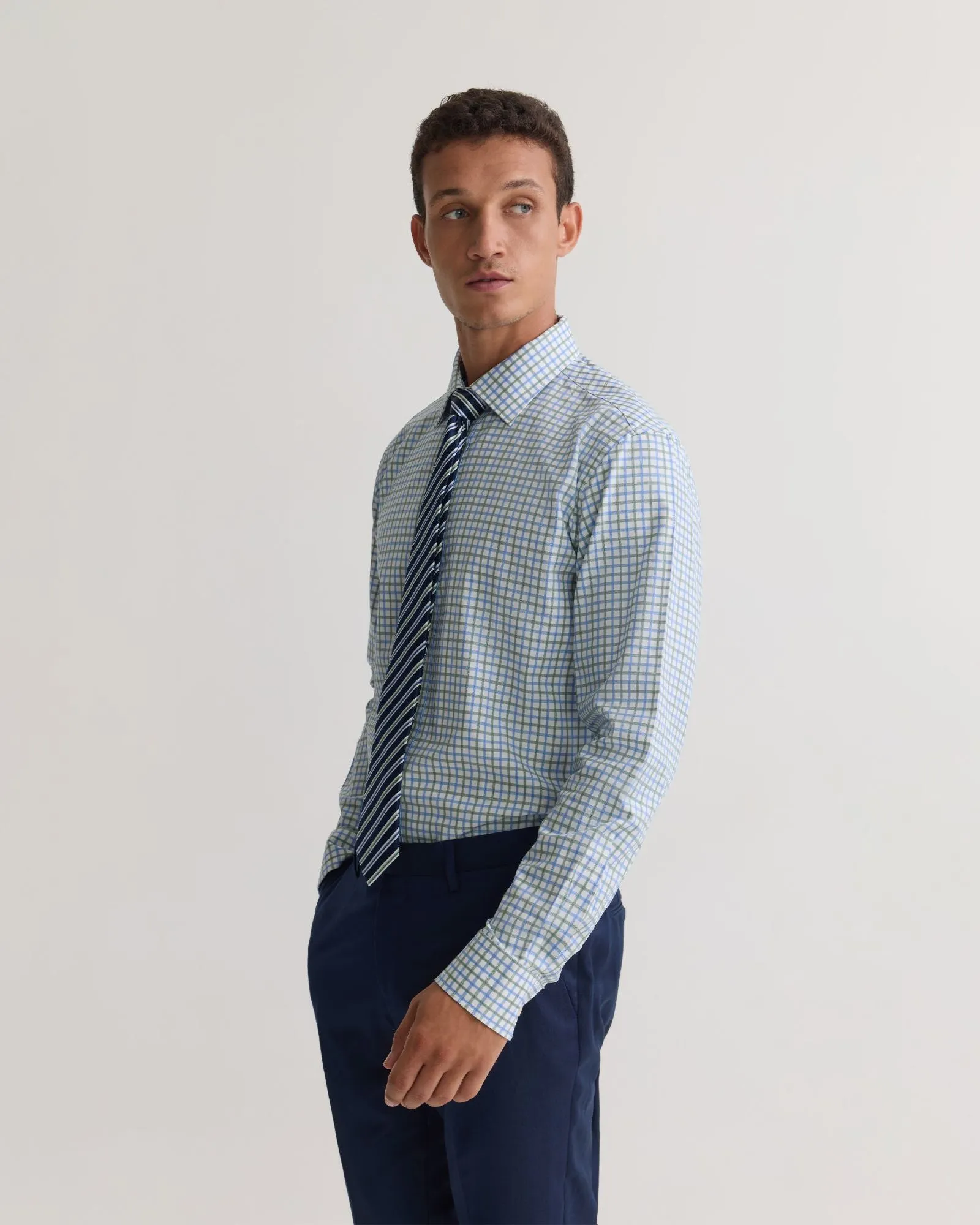 Islington Classic Fit Check Shirt sold by Oxford Shop product image thumbnail 2