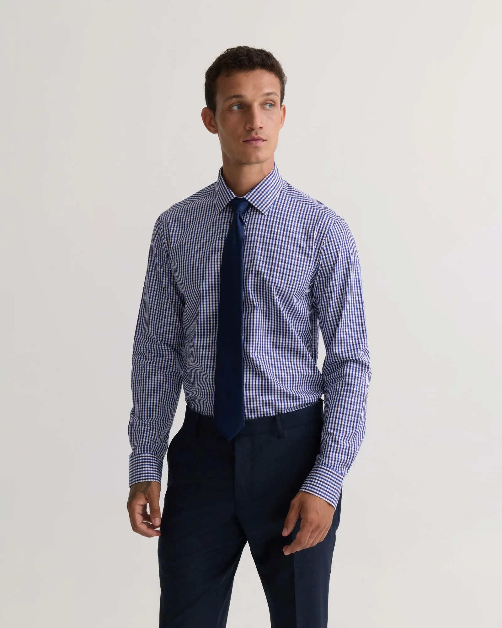 Beckton Slim Fit Checked Shirt sold by Oxford Shop