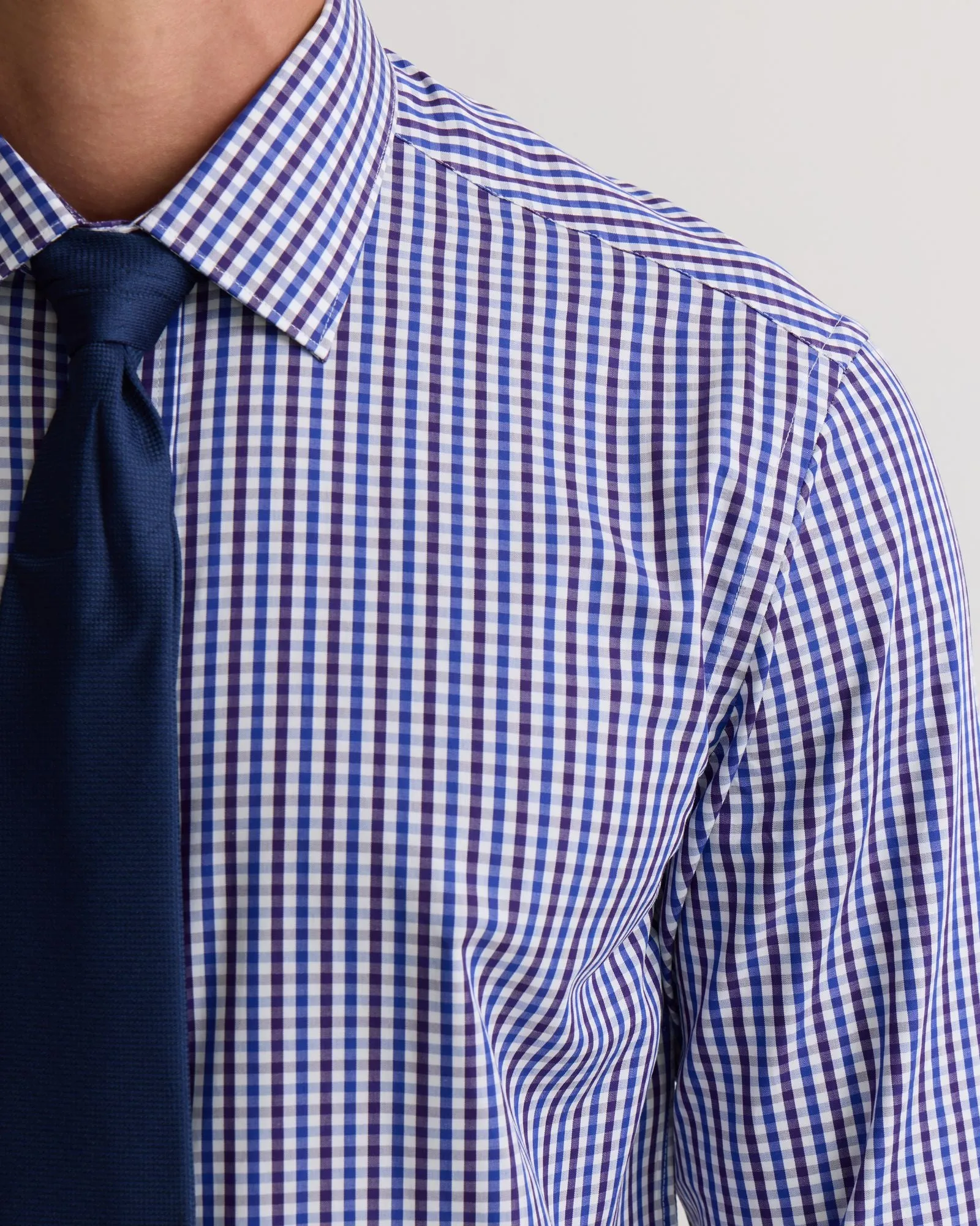 Beckton Slim Fit Checked Shirt sold by Oxford Shop product image thumbnail 5