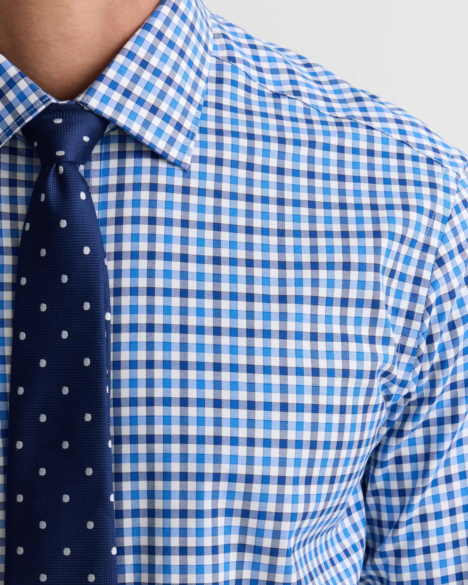 Beckton Slim Fit Checked Shirt sold by Oxford Shop product image thumbnail 5