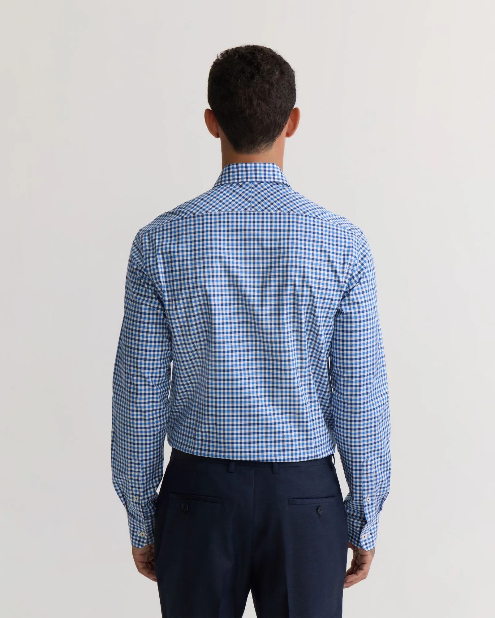 Beckton Slim Fit Checked Shirt sold by Oxford Shop product image thumbnail 2