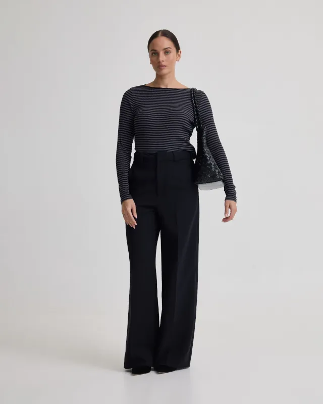 Erin Striped Boatneck Knit sold by Oxford Shop