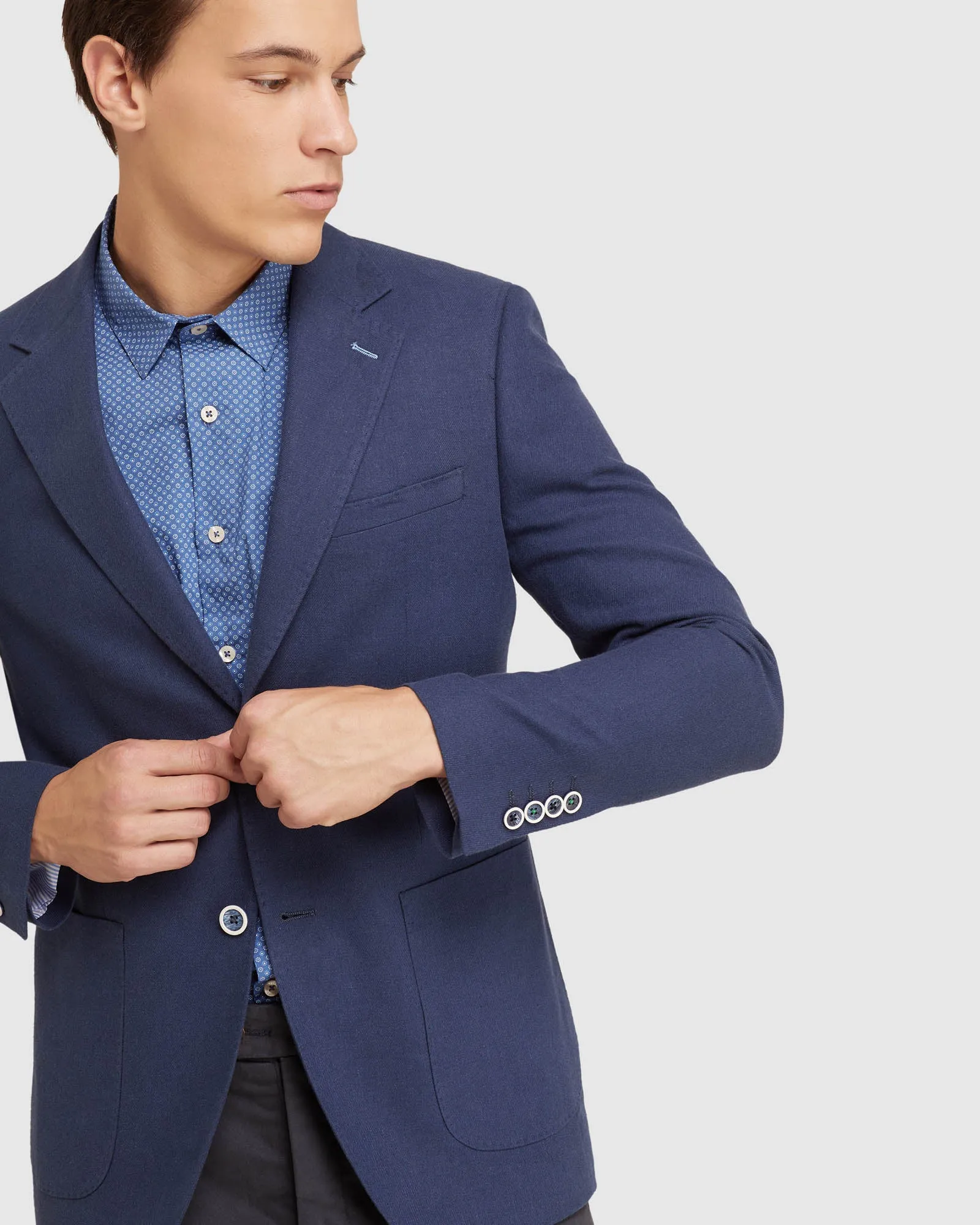 Blake Linen Blend Blazer sold by Oxford Shop product image thumbnail 4