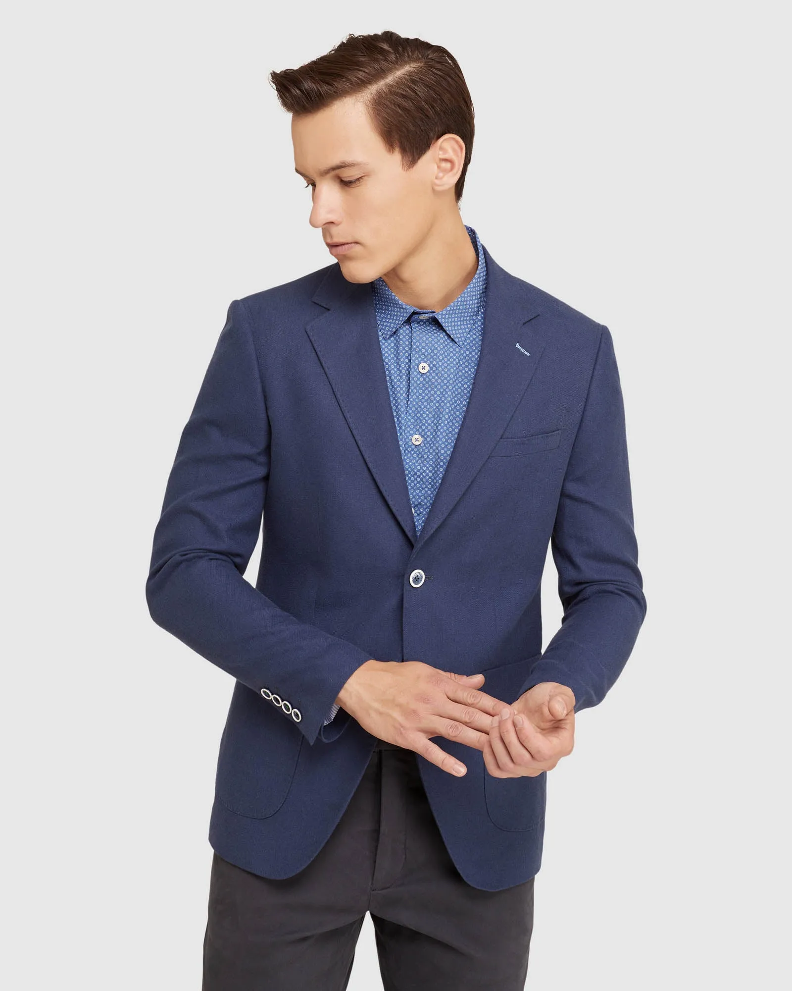 Blake Linen Blend Blazer sold by Oxford Shop