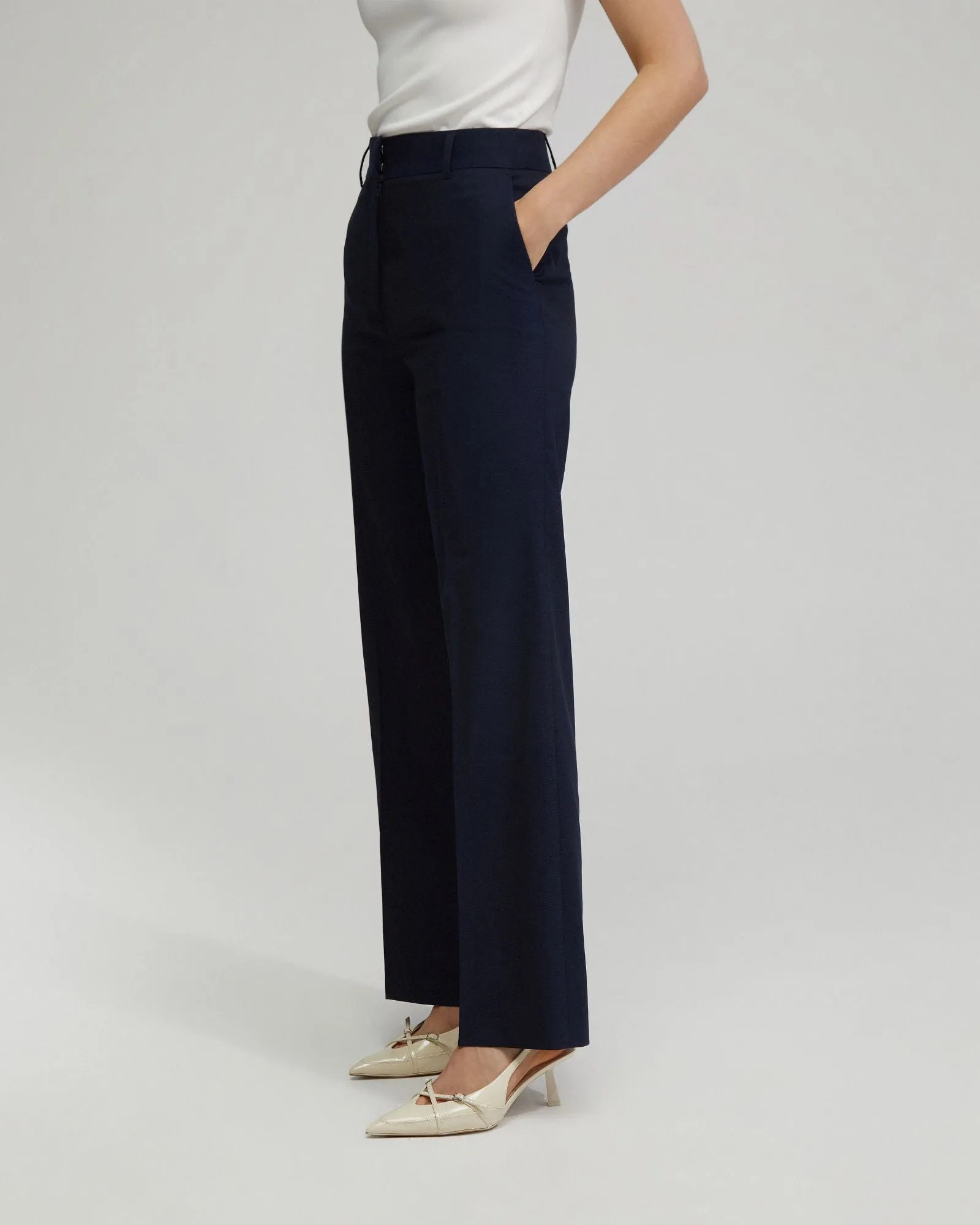 Lydia Wool Stretch Suit Trousers sold by Oxford Shop product image thumbnail 2