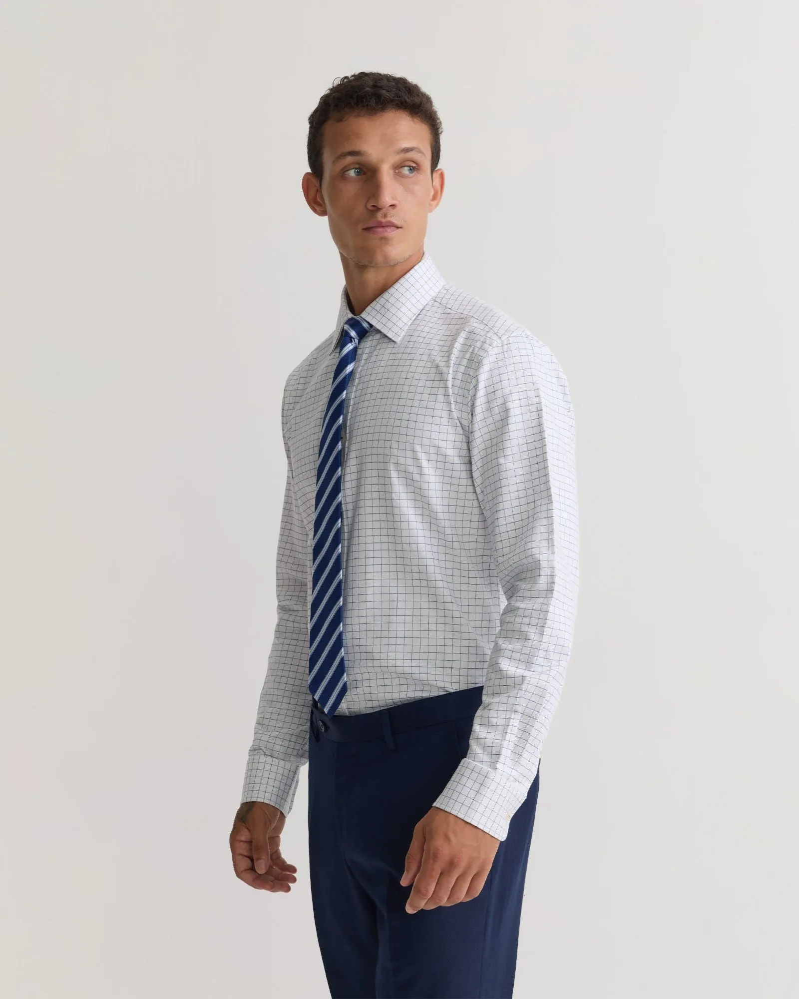 Islington Classic Fit Check Shirt sold by Oxford Shop product image thumbnail 2