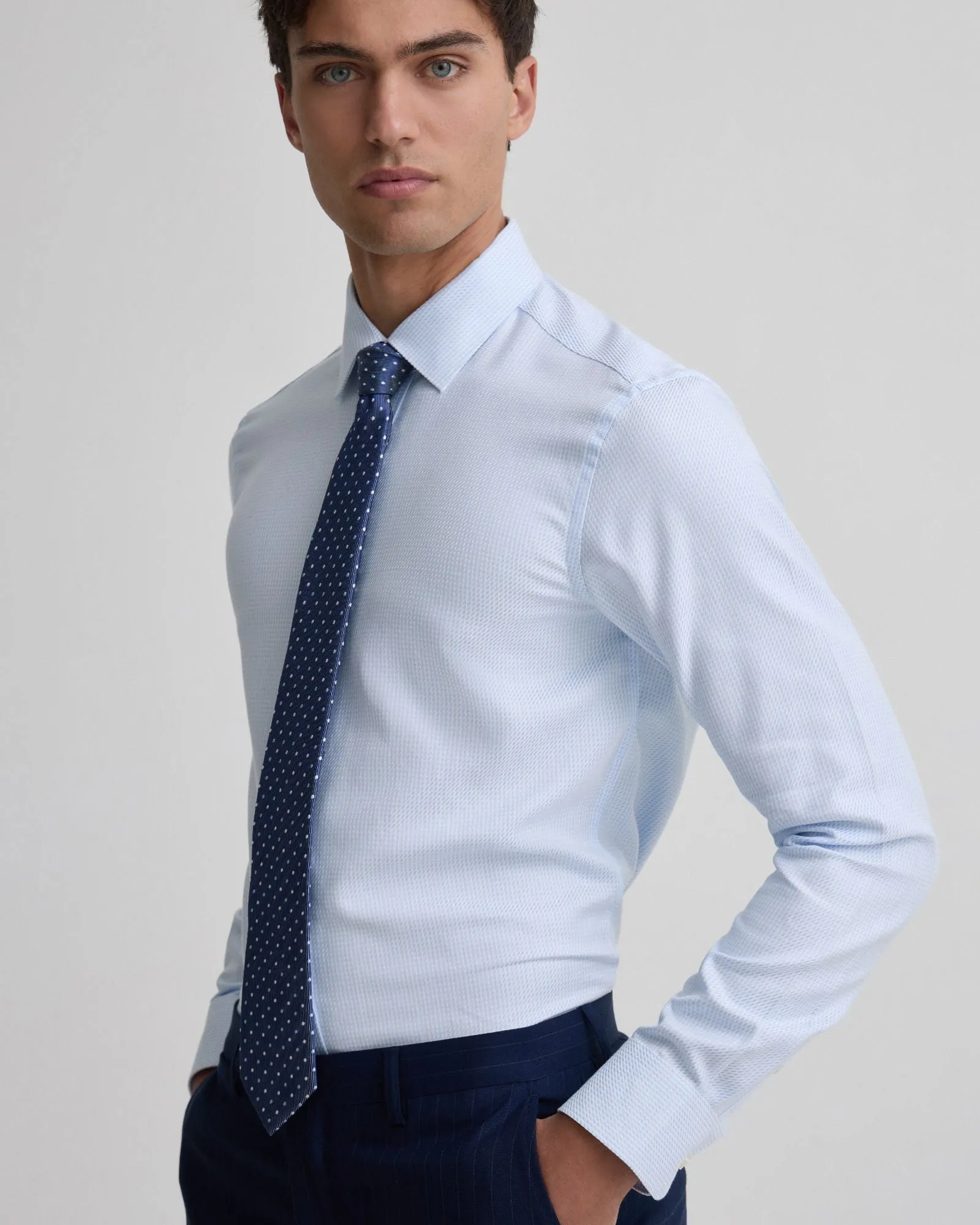 Beckton Slim Fit Cotton Shirt sold by Oxford Shop product image thumbnail 4