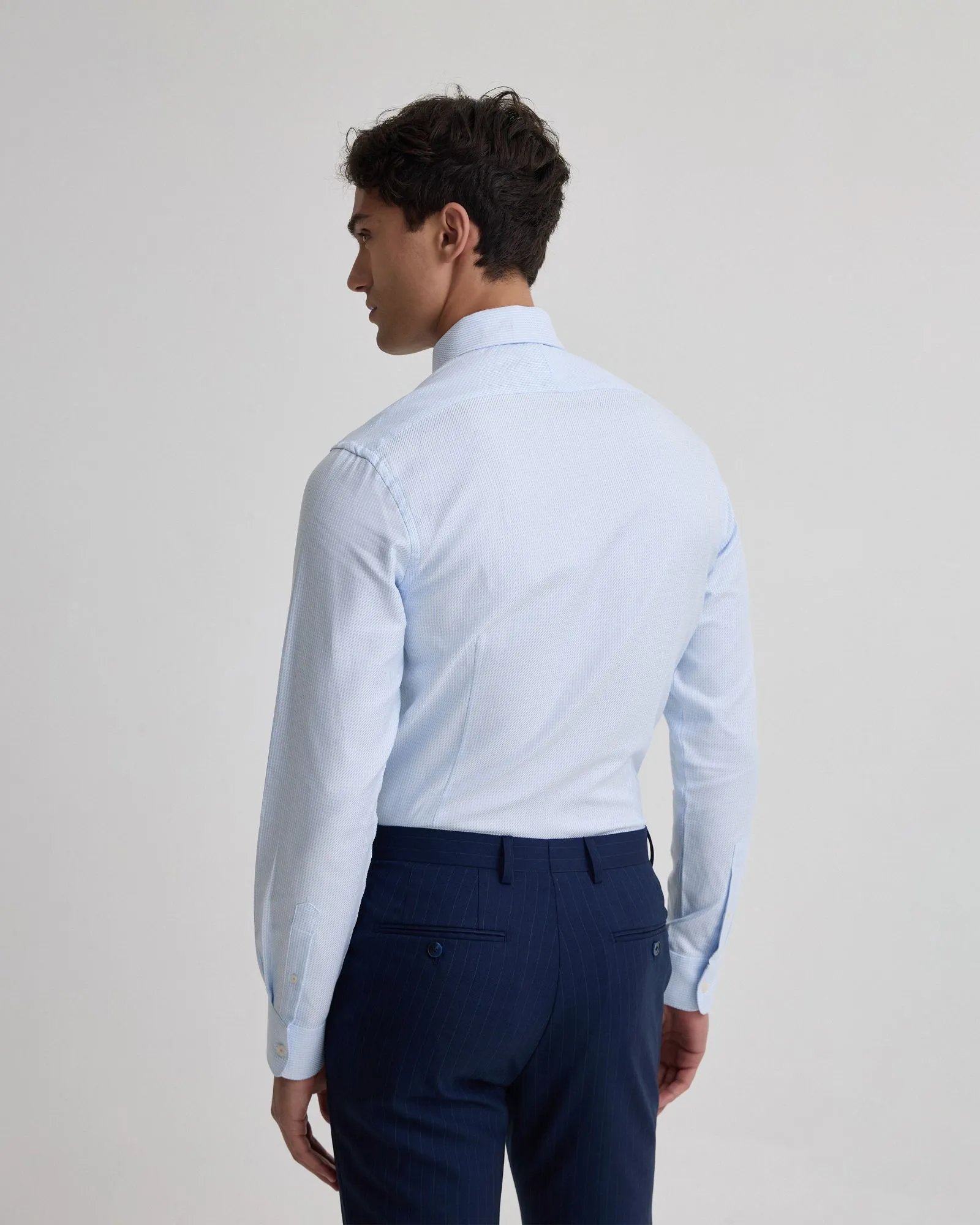Beckton Slim Fit Cotton Shirt sold by Oxford Shop product image thumbnail 3