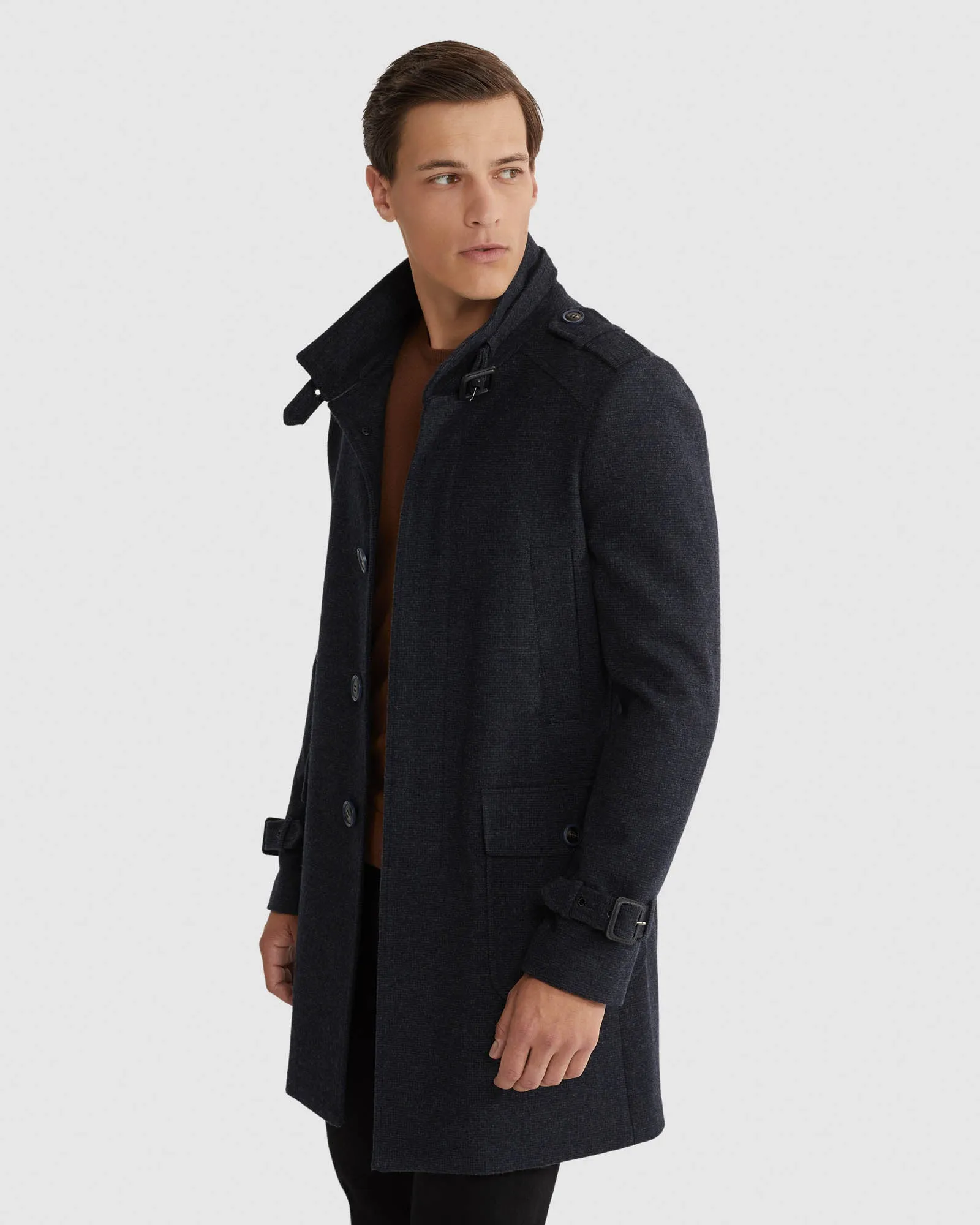 Roger Wool Rich Overcoat sold by Oxford Shop product image thumbnail 2