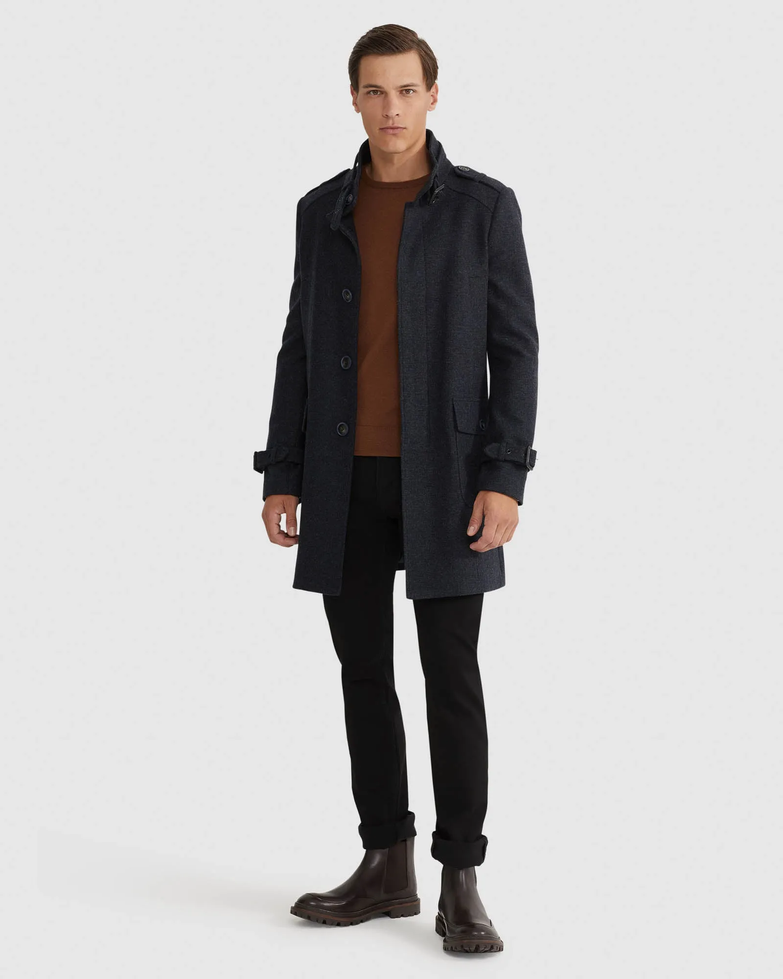 Roger Wool Rich Overcoat sold by Oxford Shop product image thumbnail 5