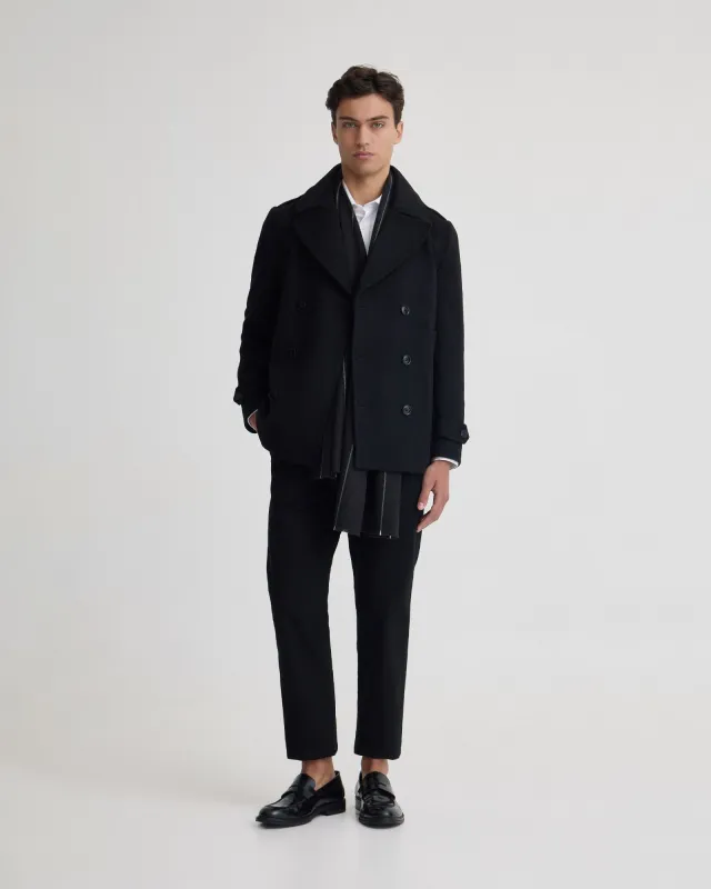 Henry Wool Pea Coat sold by Oxford Shop
